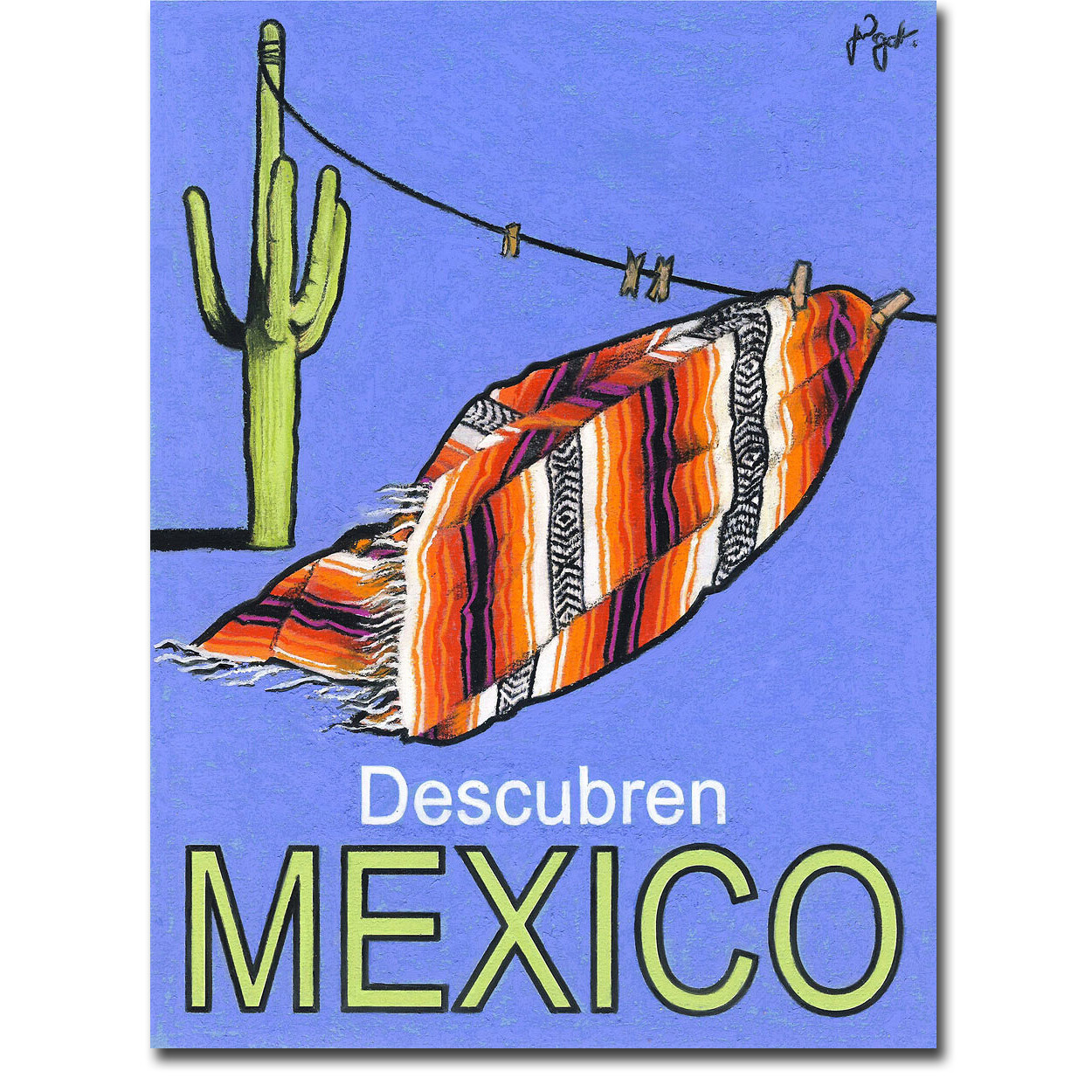 Descubren Mexico by Jean Pierre Got Gallery Wrapped Canvas Art (16 in x 12 in)