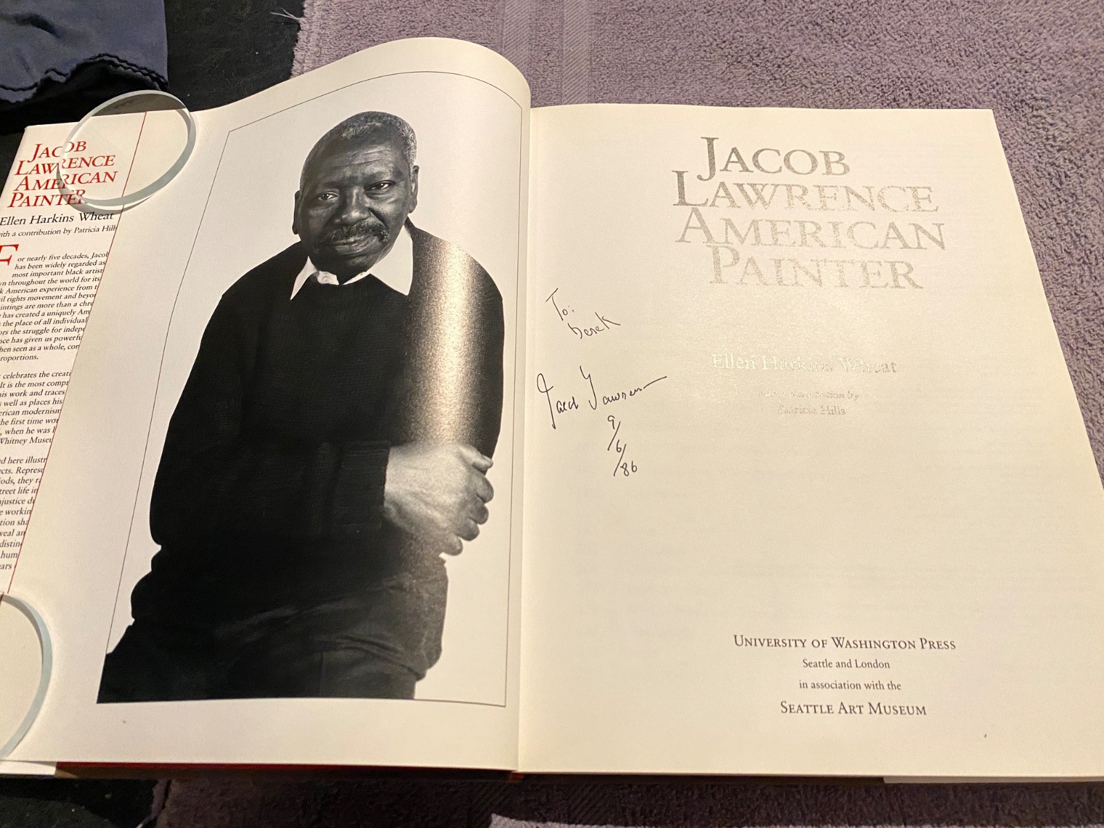 JACOB LAWRENCE SIGNED….YES SIGNED…. HARLEM WPA NEW YORK ….AFRICIAN AMERICAN