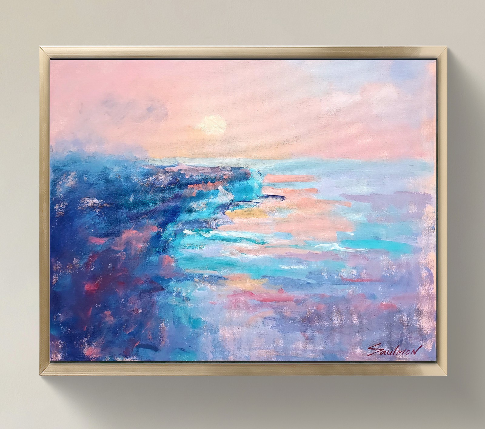 Original Impressionist Painting on 14×11 inch Canvas – Signed by the Artist