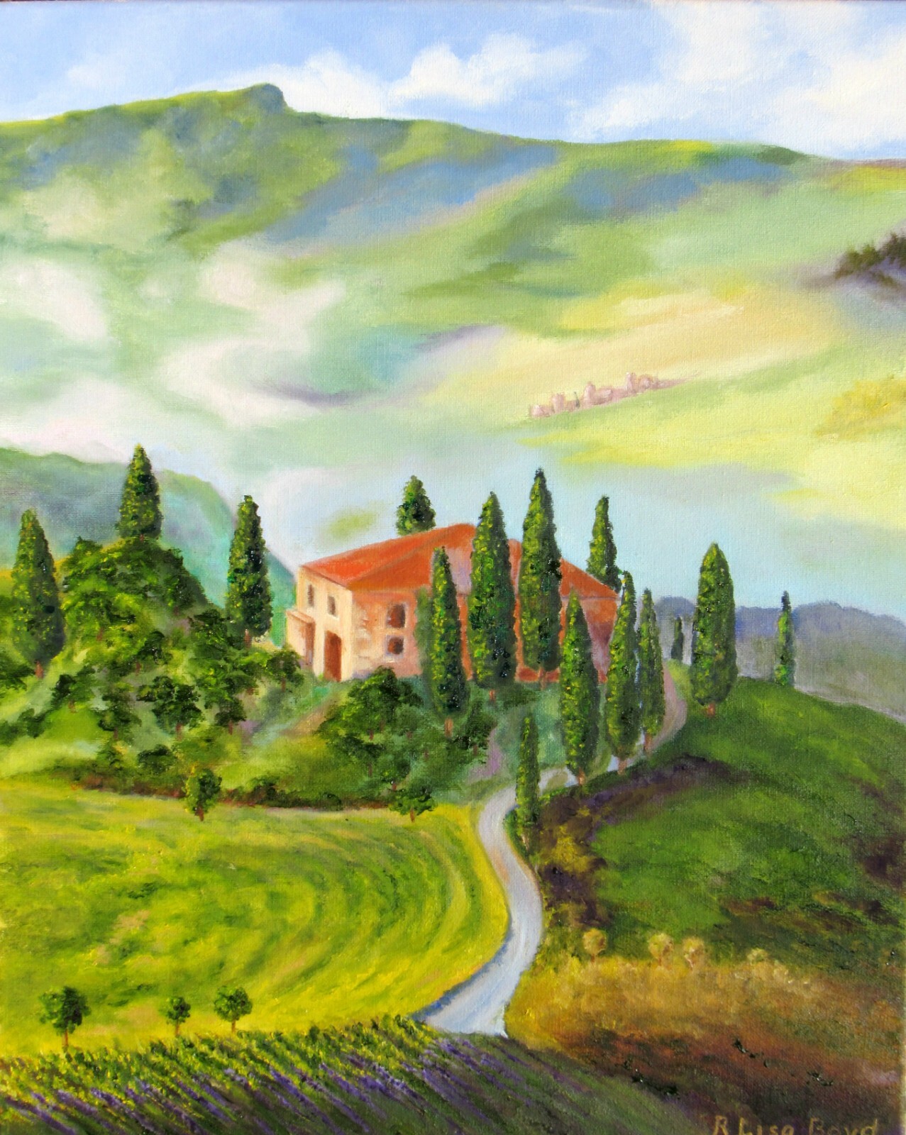 Italy: Tuscany, Paintings, original by award-winning artist