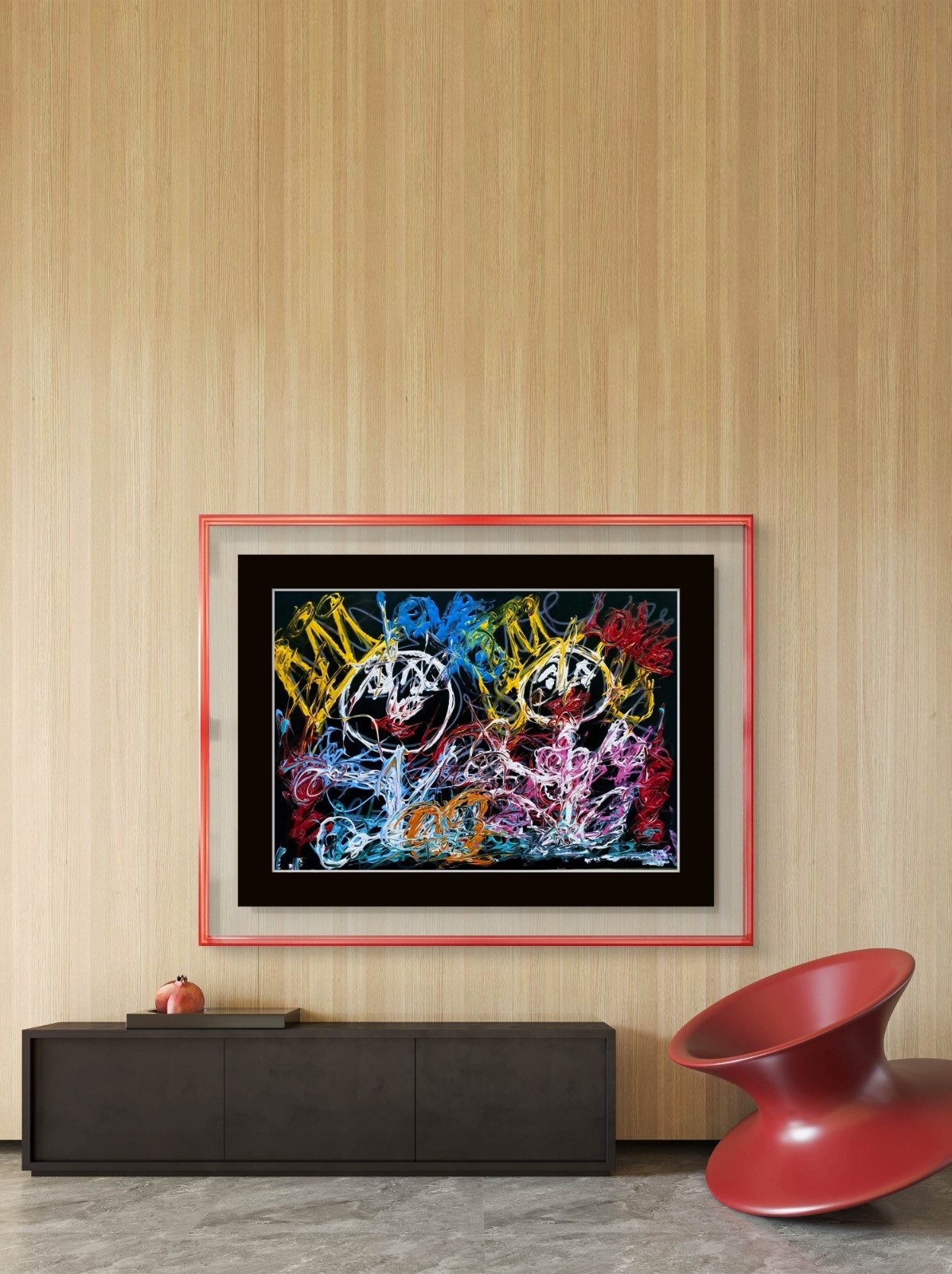 Trey Coppland, Boy Meets Girl – Modern Acrylic Painting, 24+36 in, 2026, Signed