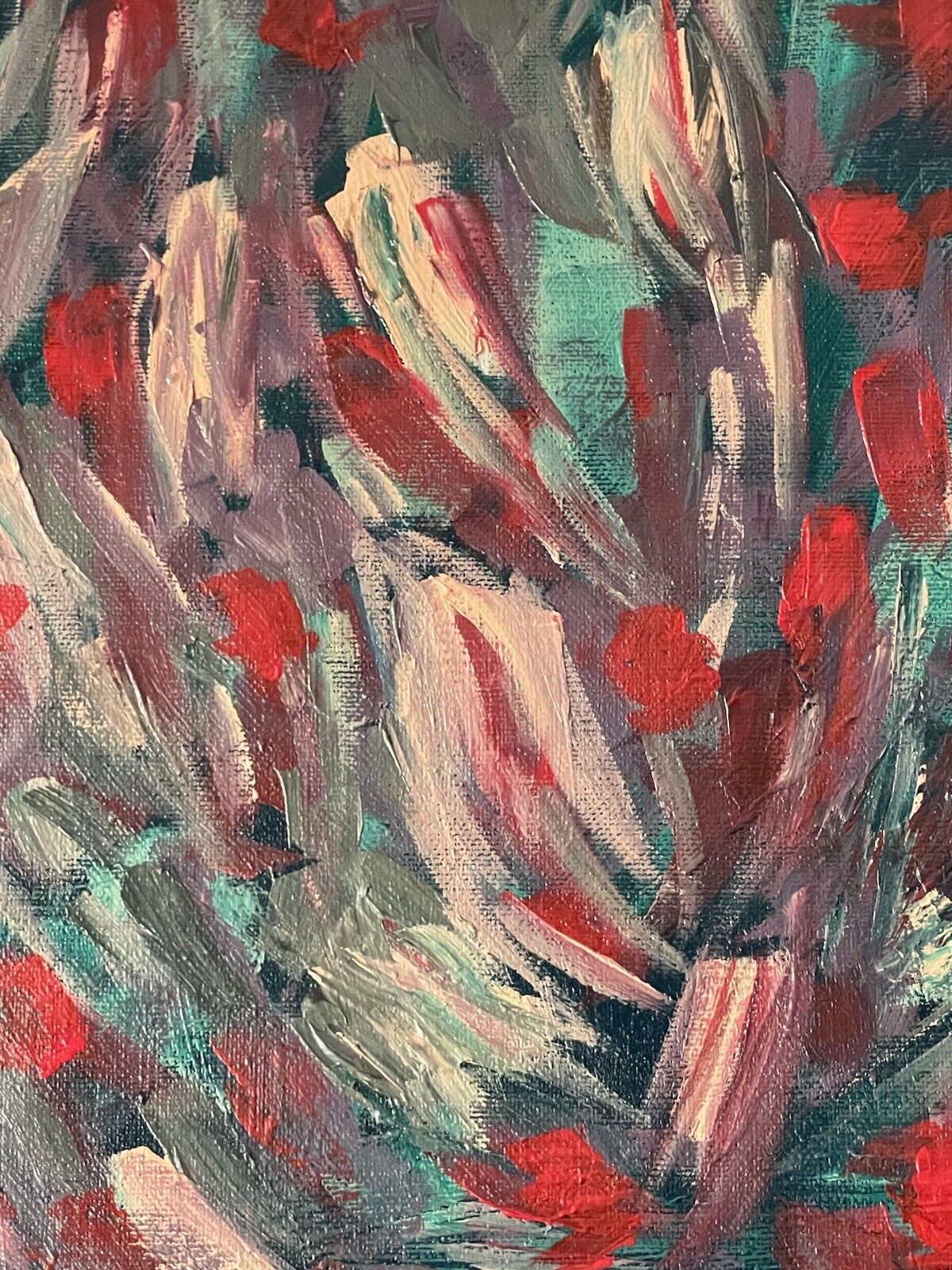 JOHN VON WICHT ANTIQUE MODERN ABSTRACT EXPRESSIONIST OIL PAINTING OLD MODERNISM