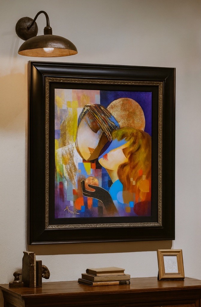 Afterglow by Arbé a BEAUTIFUL Original Oil Painting 30 X 24 Canvas COA