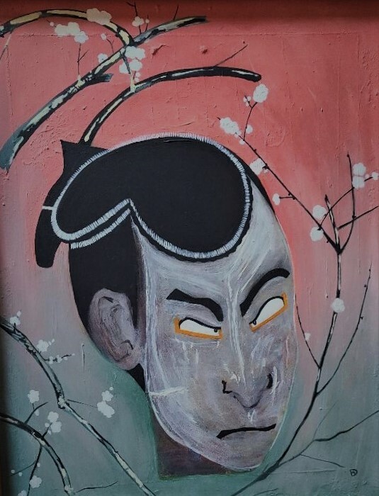 Face and Cherry tree