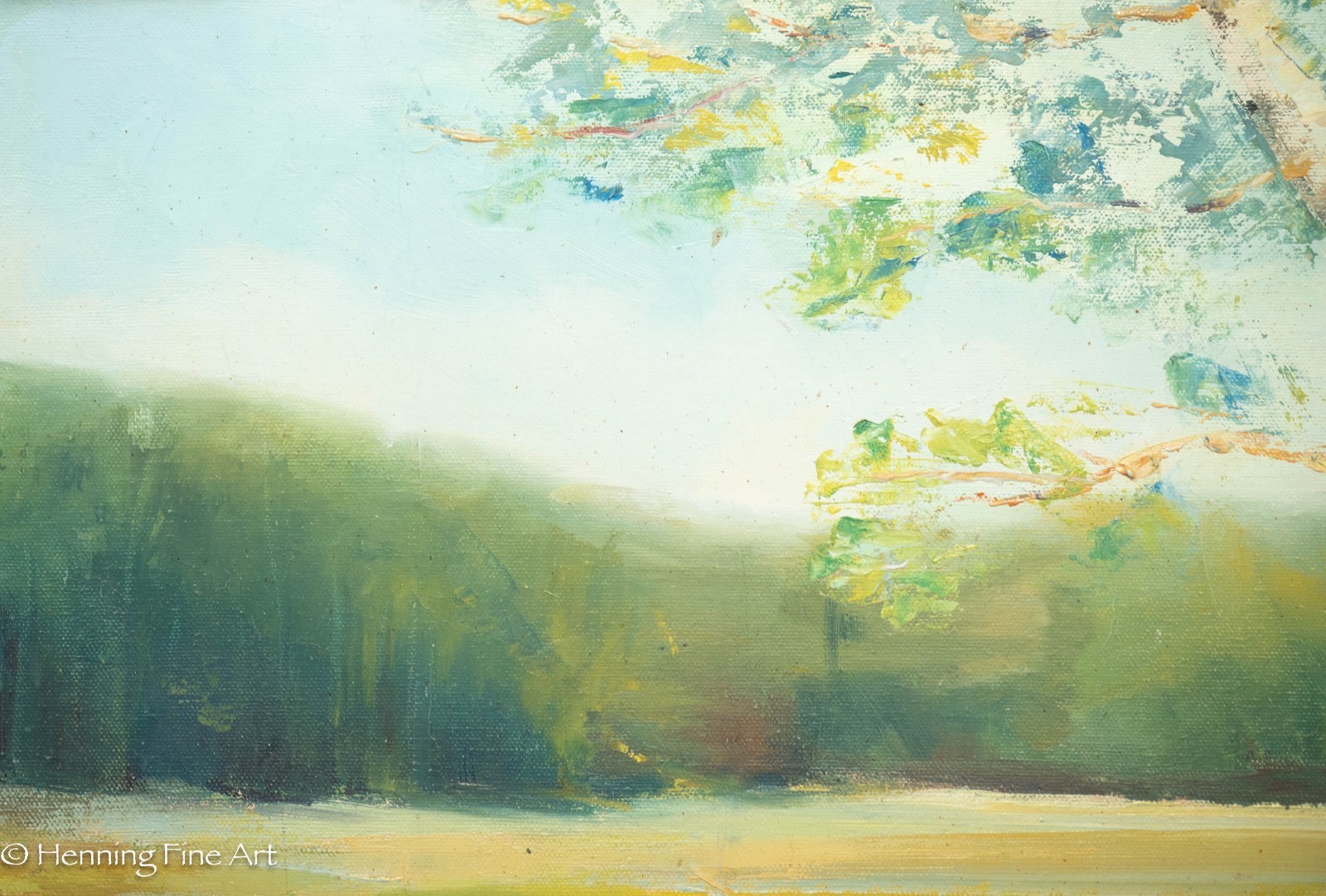Beautiful E.B. Rumple Landscape Oil Painting Nashville Indiana Rare Artist 24×28