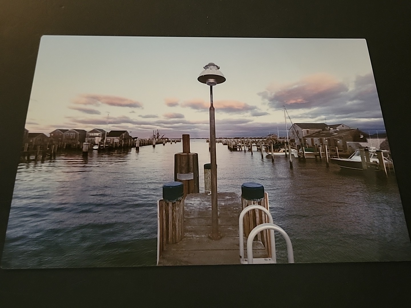 Coastal Fishing Harbor Boat Metal Photo Print 8×12 Nautical Wall Art Nova Scotia