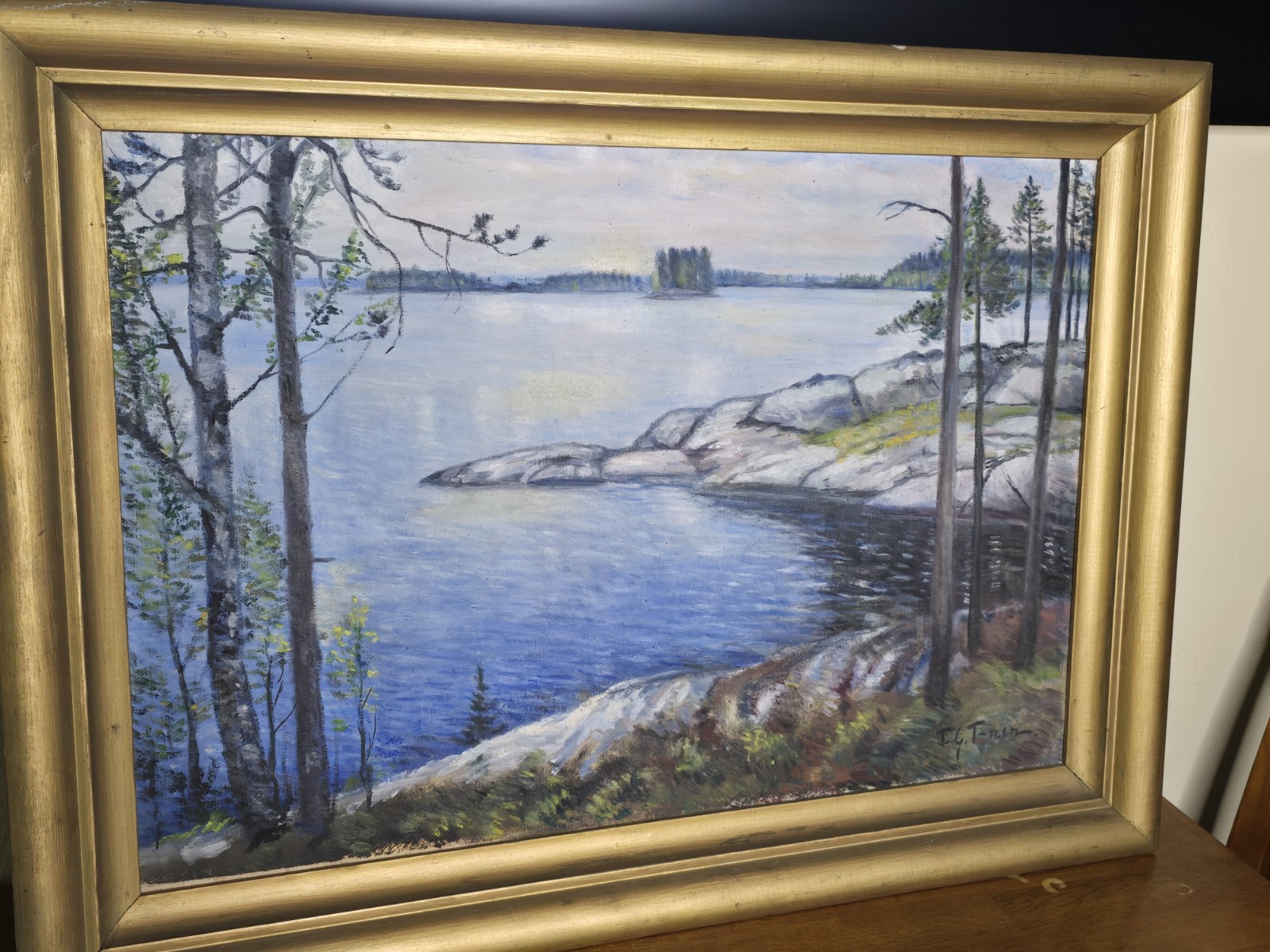 Oil Painting on Canvas, Signed