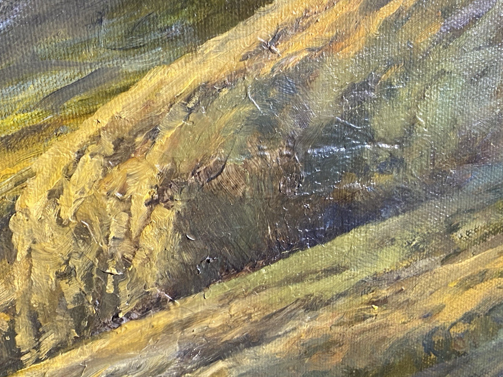 Signed William H. Blackman (American b 1930)»Golden Tide» Seascape Painting 2011