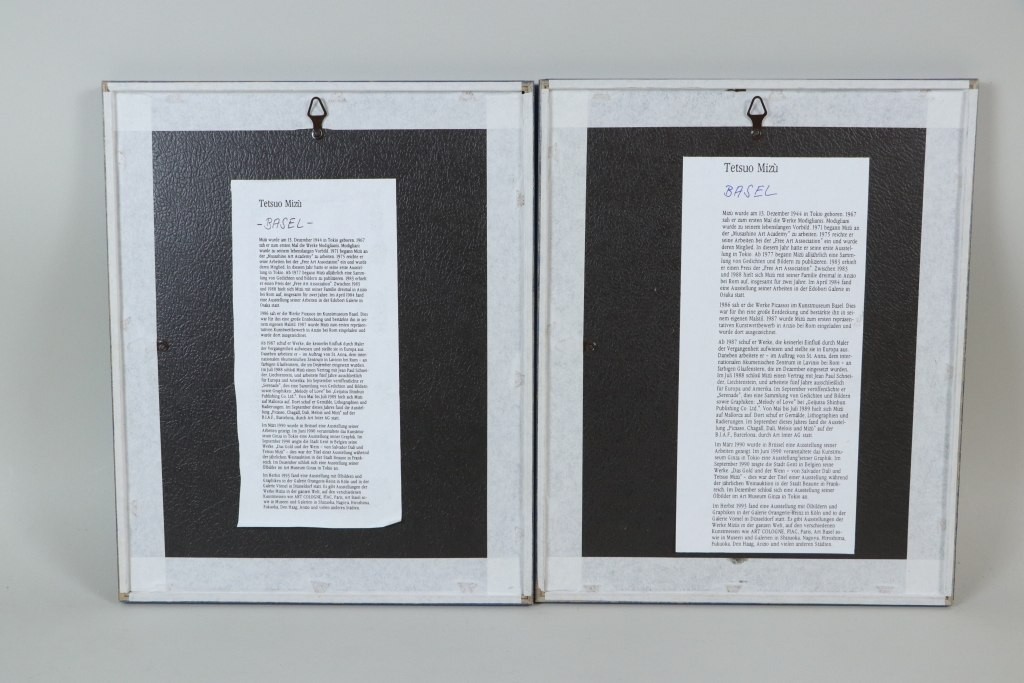 Tetsuo Mizu (1944-2025 Japan) – 9 x Abstract Compositions – Colour Prints