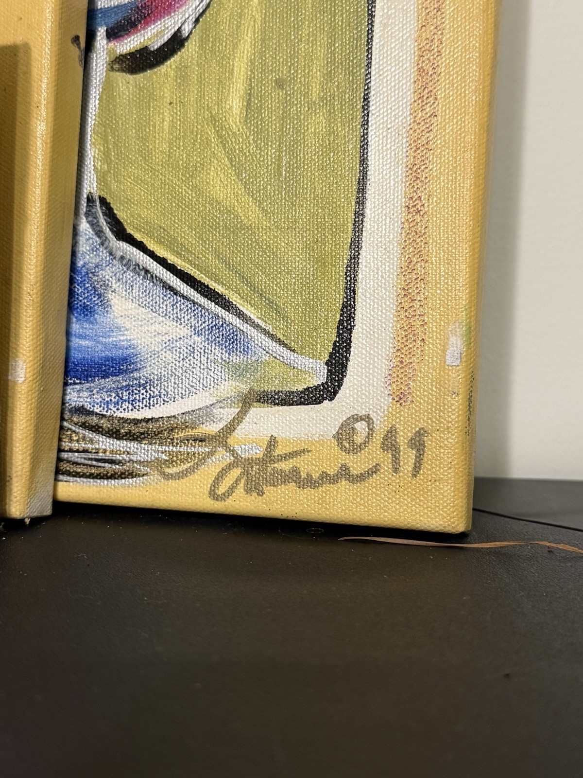 Madison P. Latimer Signed Abstract Original Canvas Painting Collection