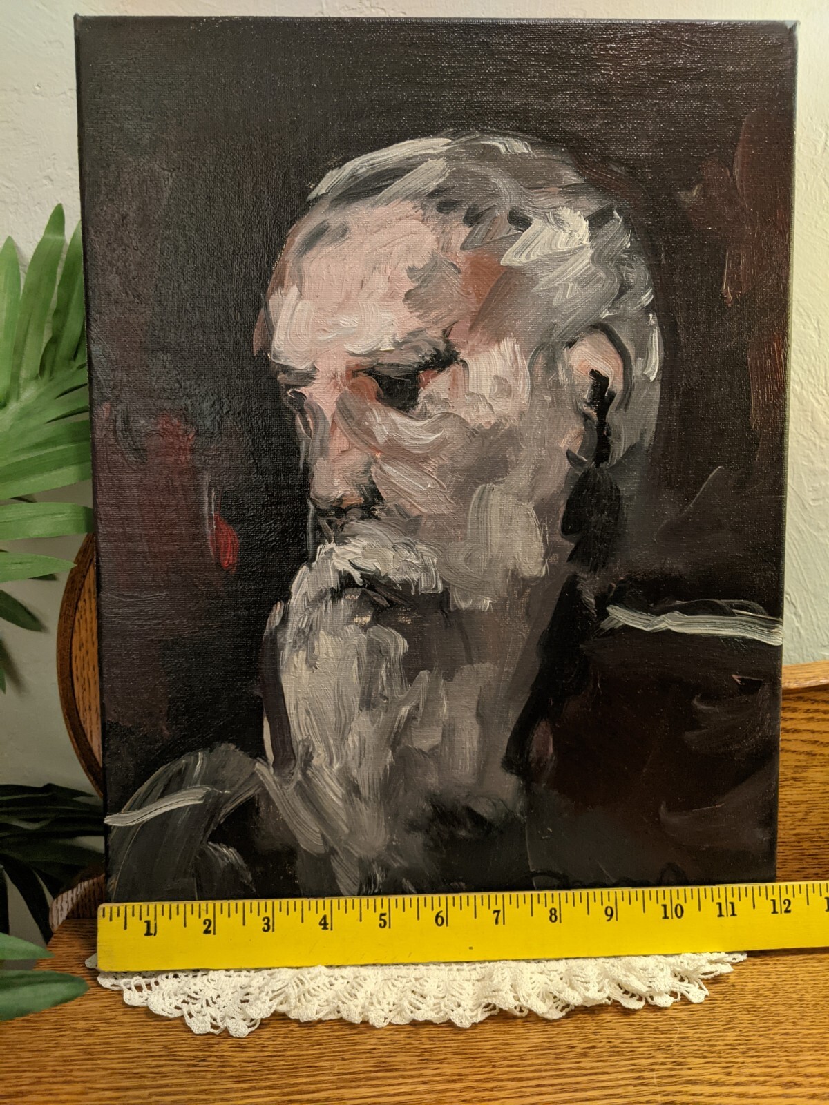 * ~ * S A L E * ~ * 16×20 «Wisdom» Male Man Figure Head Portrait JOSE TRUJILLO