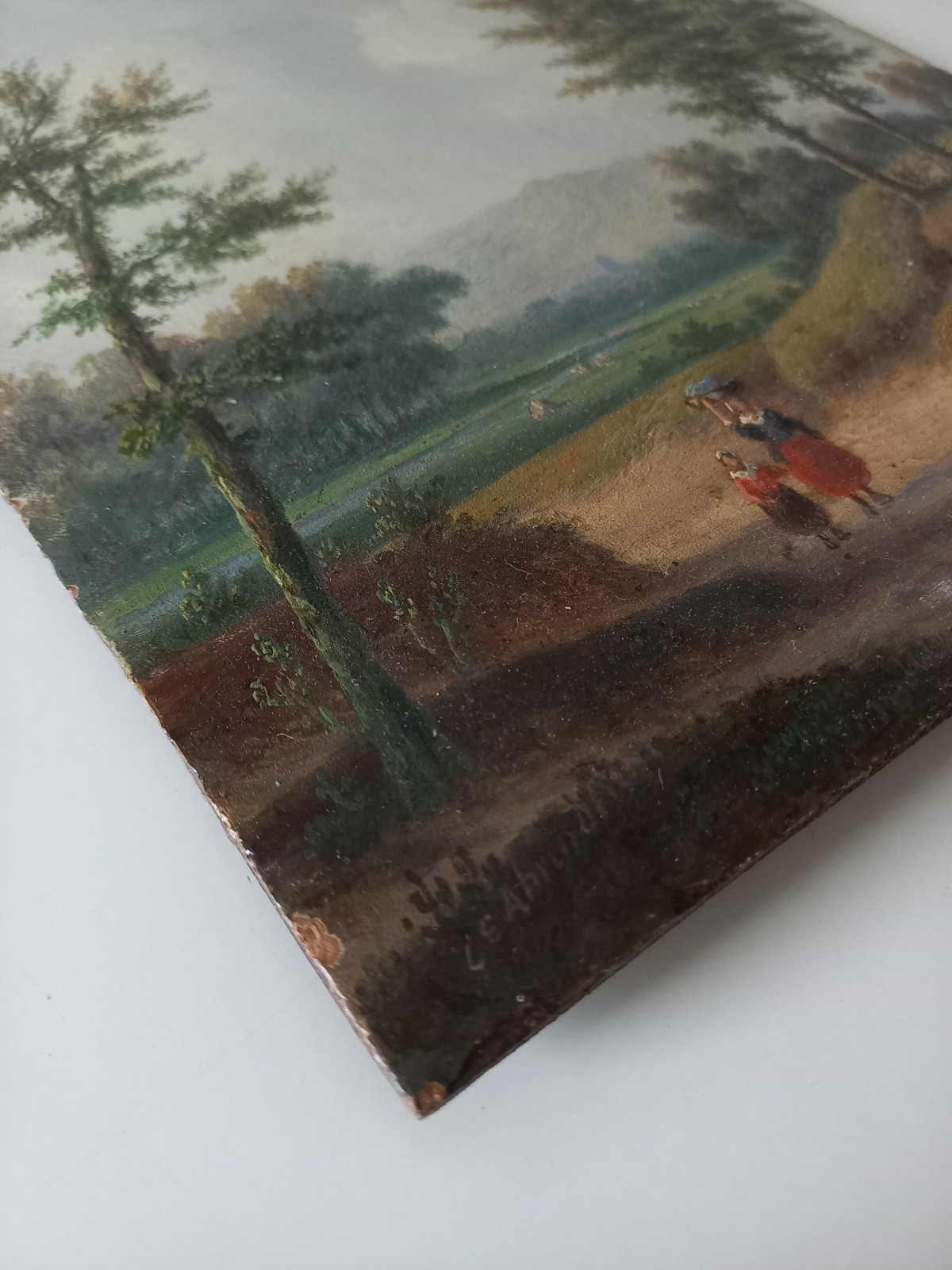 CARL EDUARD AHRENDTS (1822-1898) | Wooded Country Road | ORIGINAL Oil Painting