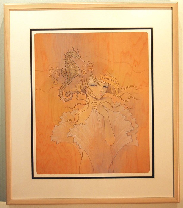 Mizuame by Audrey Kawasaki Limited Edition giclee art print 59/790, 2007