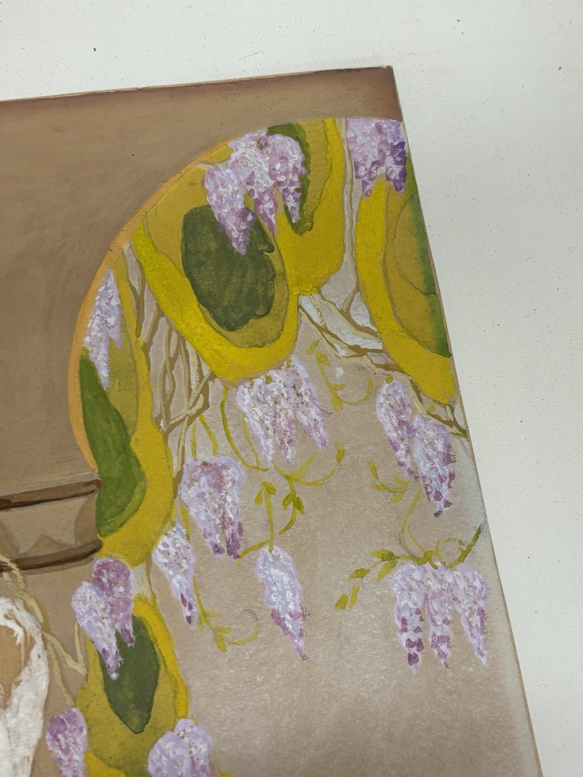 Helen Dryden Attributed Original Watercolor/gouache Early 20th Century
