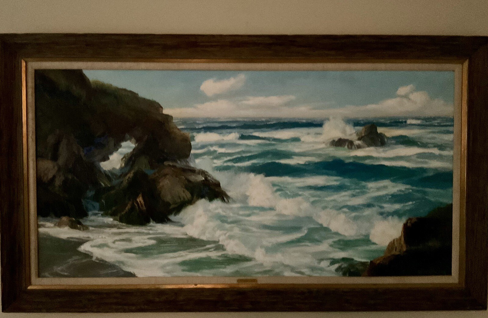 Bennett Bradbury – Winterset IV – “Oregon Coast” Oil painting