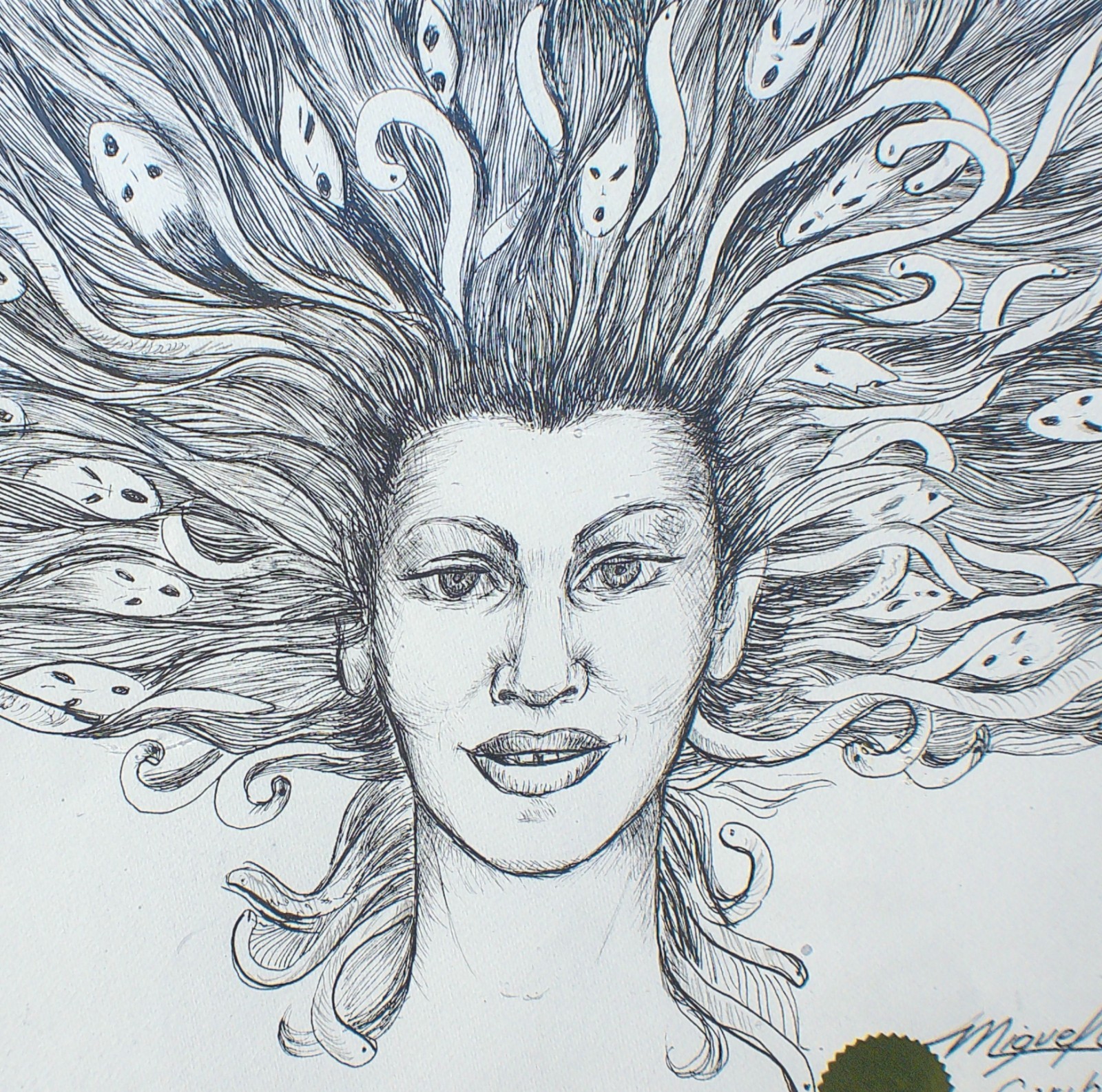 Miguel Ordoqui original art by International famous Cuban artist