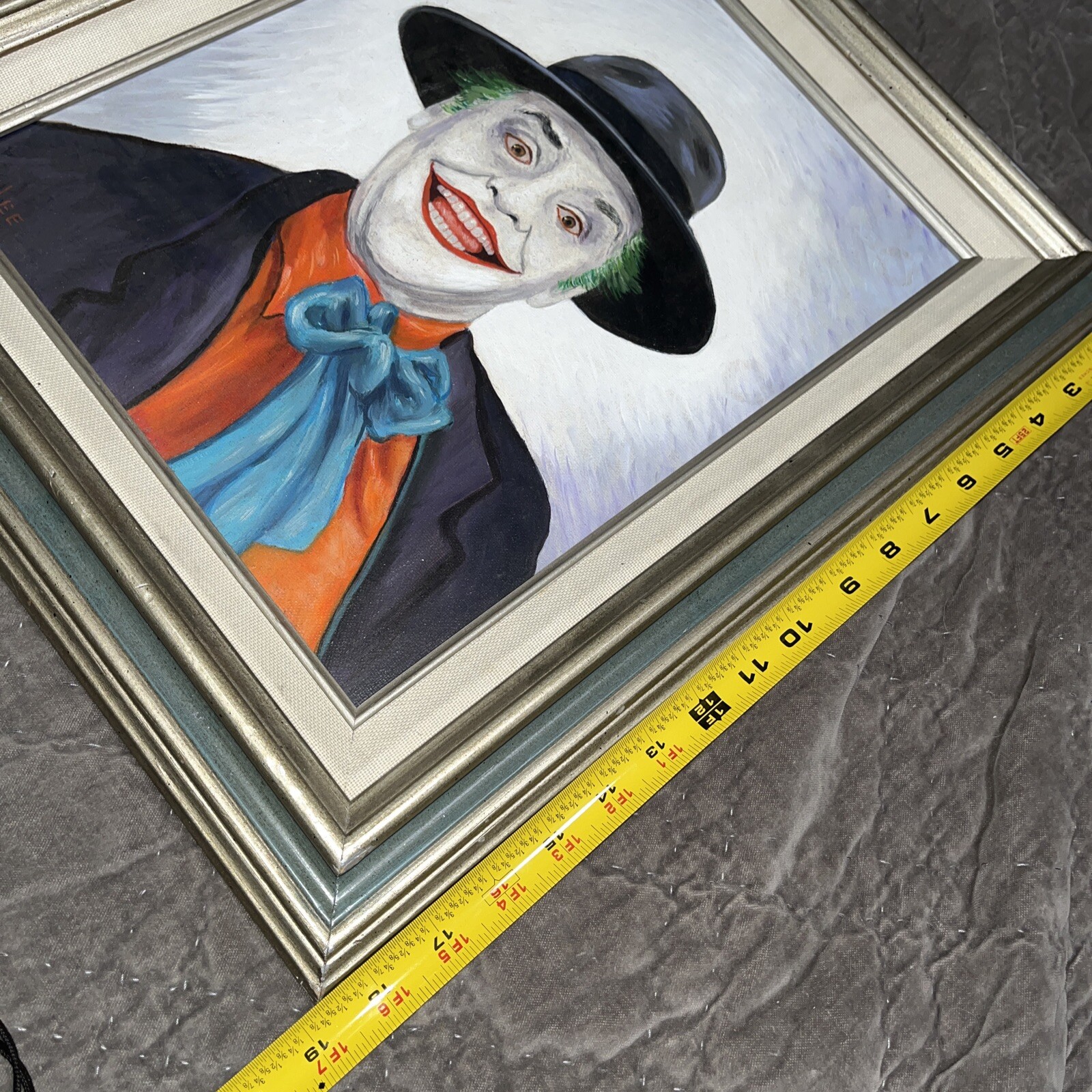 The Joker original hand painted framed Art Painting Jack Nicholson