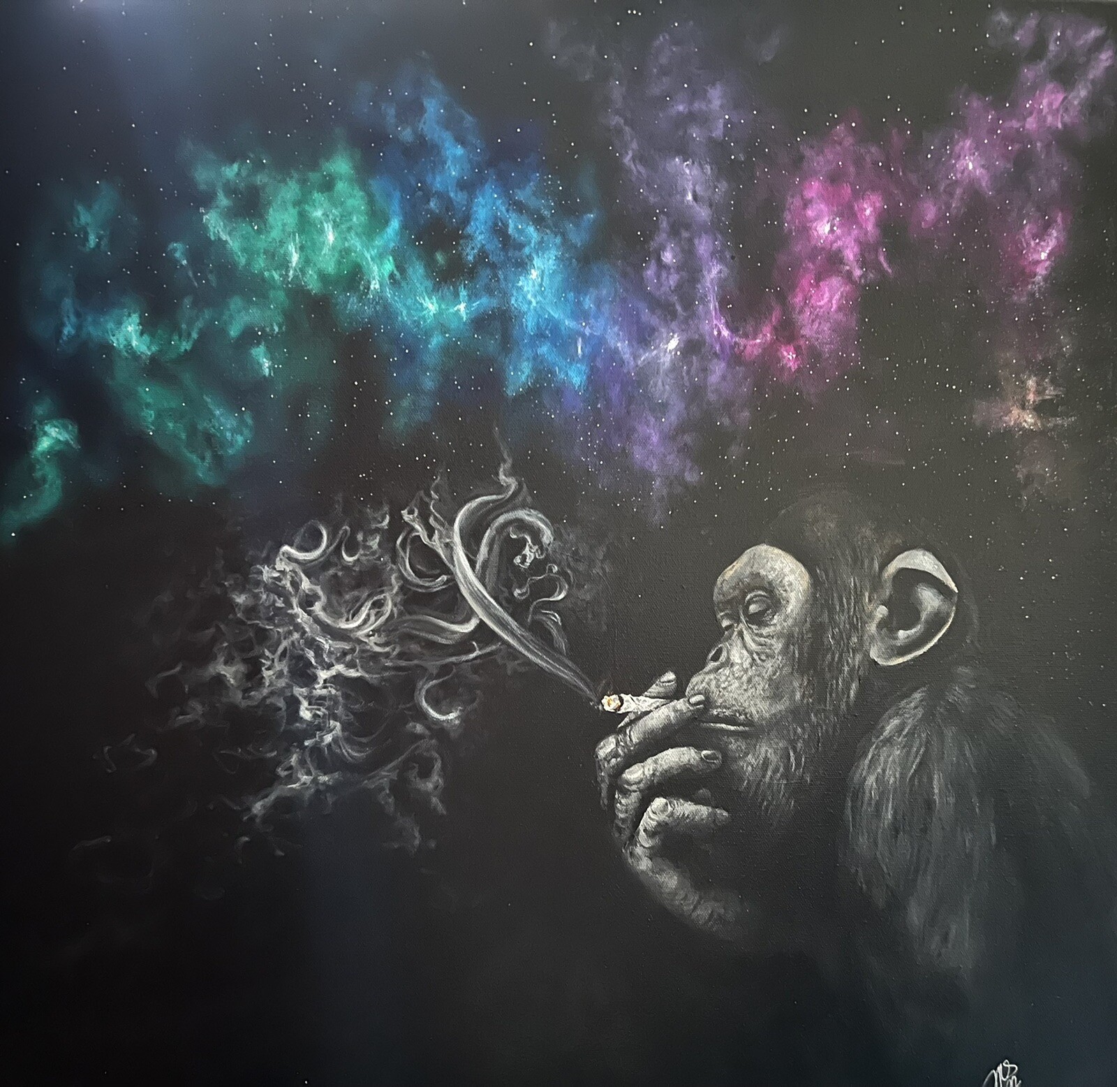 “All That Is” Original Hand Painted Acrylic On Stretched Gallery Canvas.