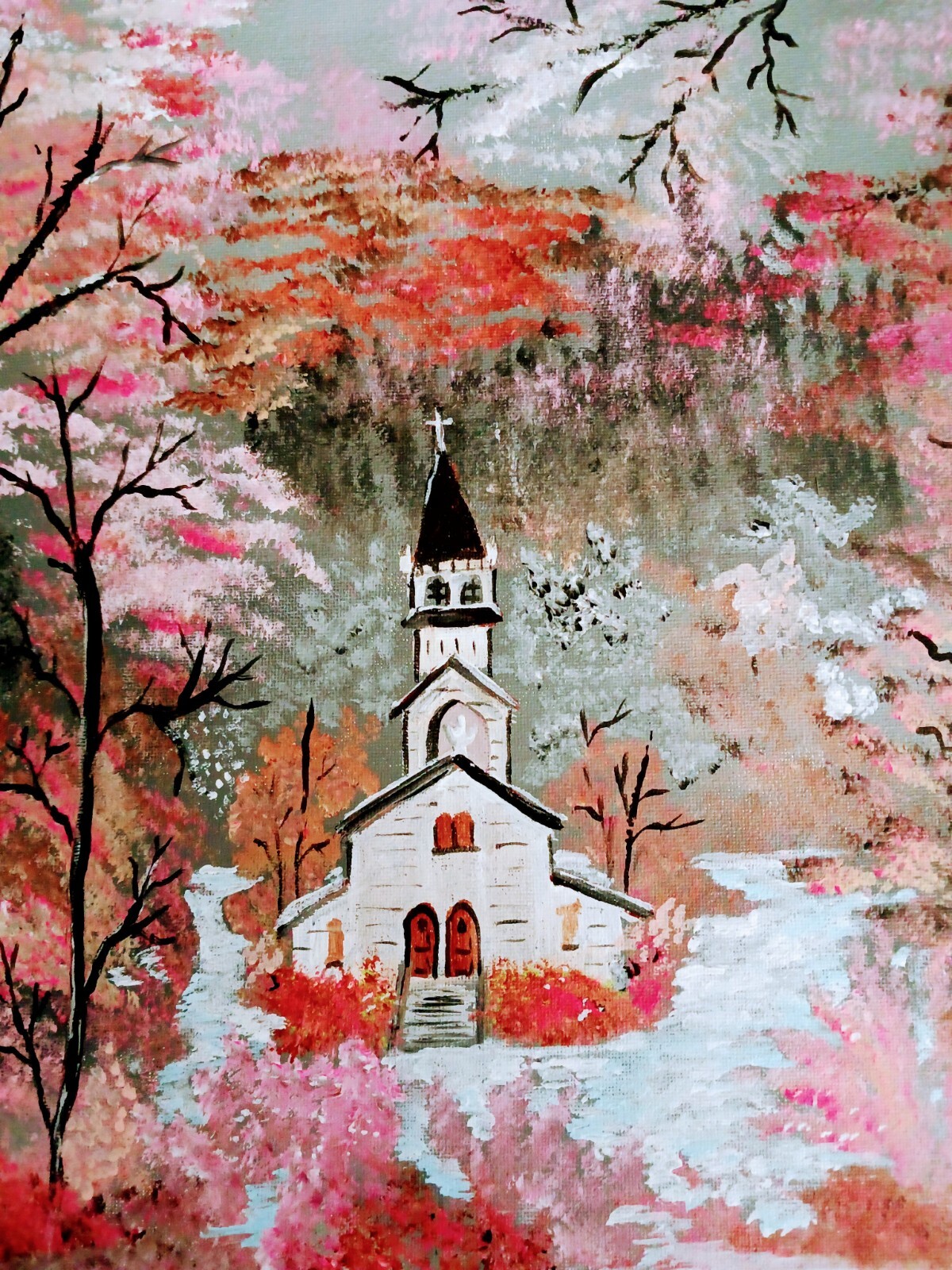Church In The Valley Painting # 21 (BEST OFFER FOR LIMITED TIME)