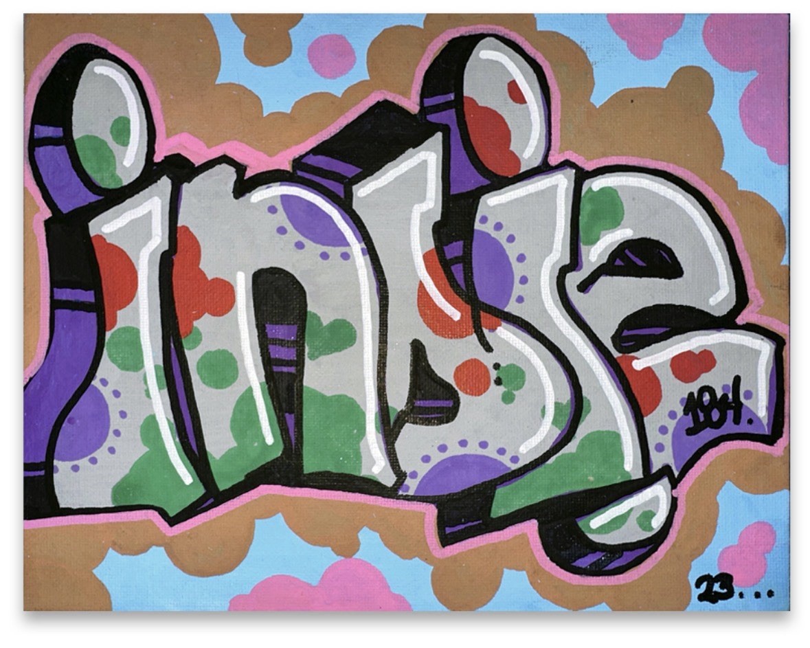 INDIE184 Original Graffiti Painting | NYC Street Art | GTA4 Grand Theft Auto IV