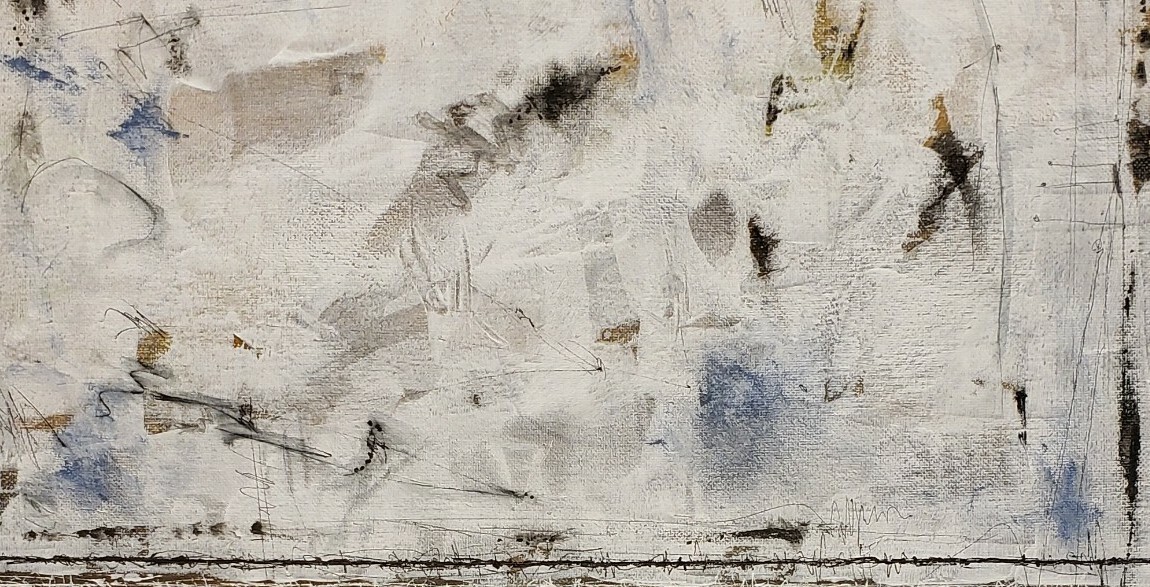 No.439 Original Abstract Modern Minimal Urban Textured Painting By K.A.Davis