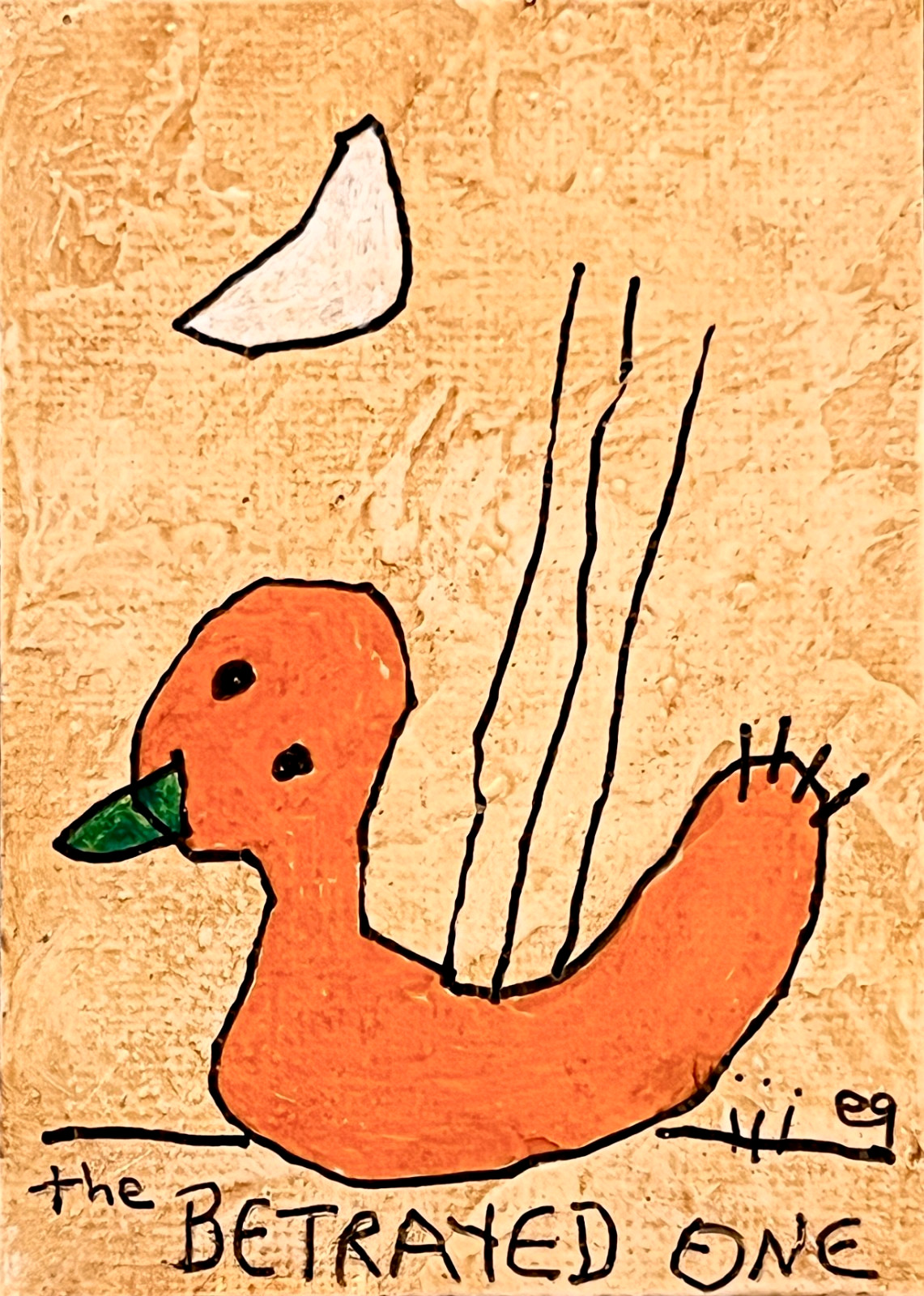 e9Art ACEO ‘he had no idea where he was going other than away from where he…’