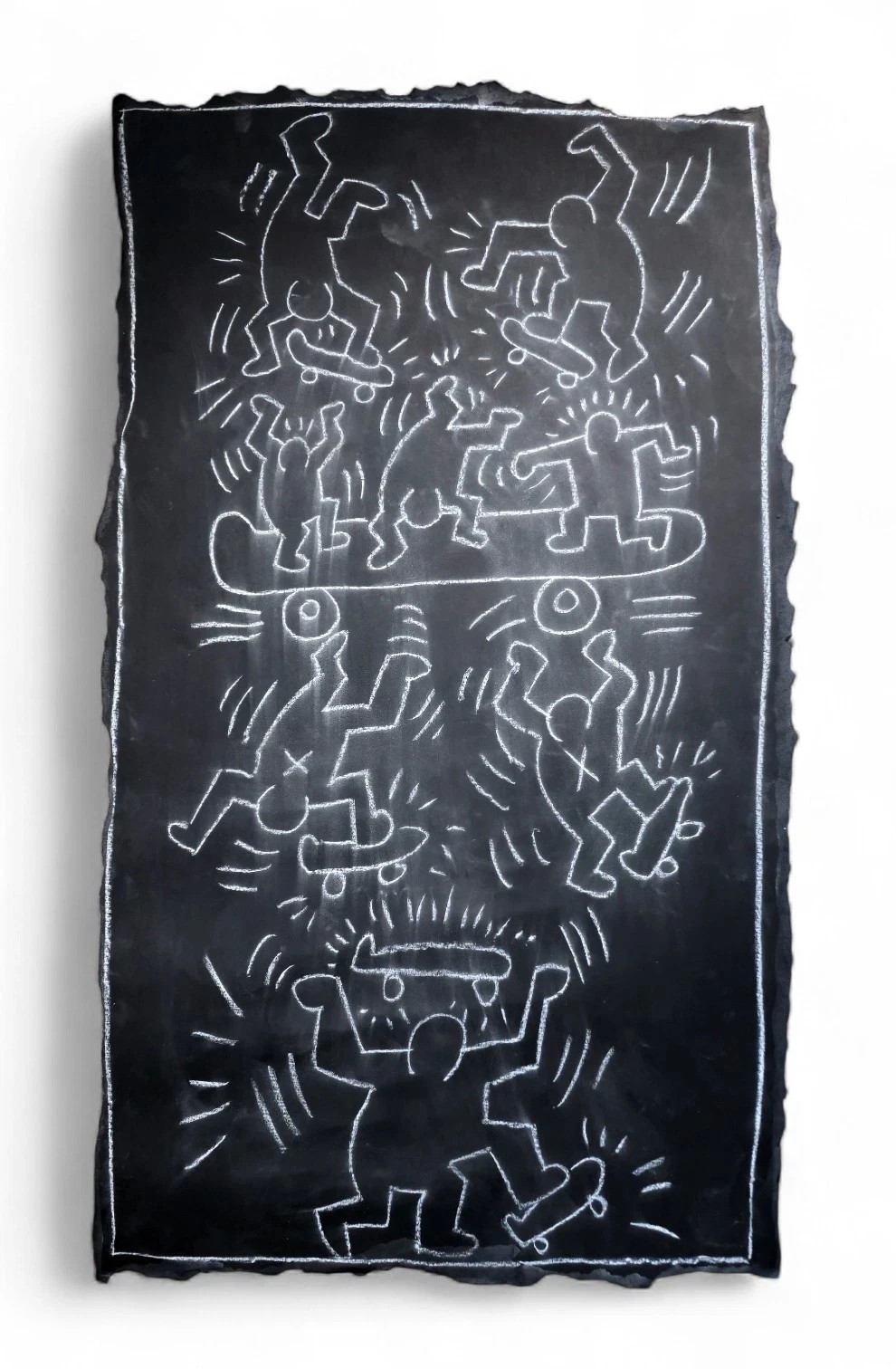Keith Haring NYC Subway Drawing, 1980–1985, Pop Art ,Warhol, Design Collectible