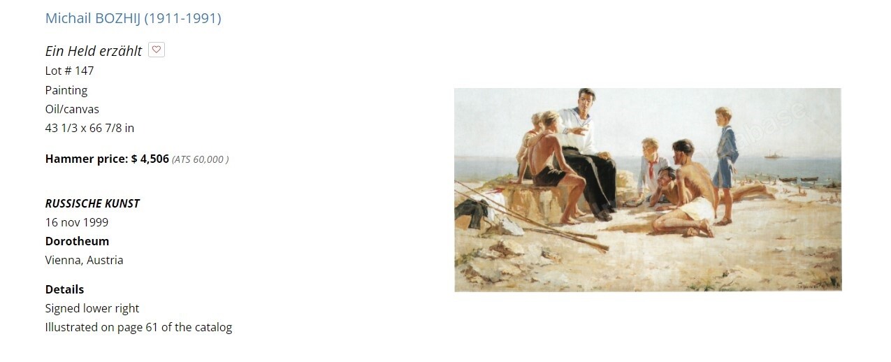 Michail (Mykhailo) Bozhij (1991-1990) «Lenin at GOELRO Map», Oil, 1960 (m)