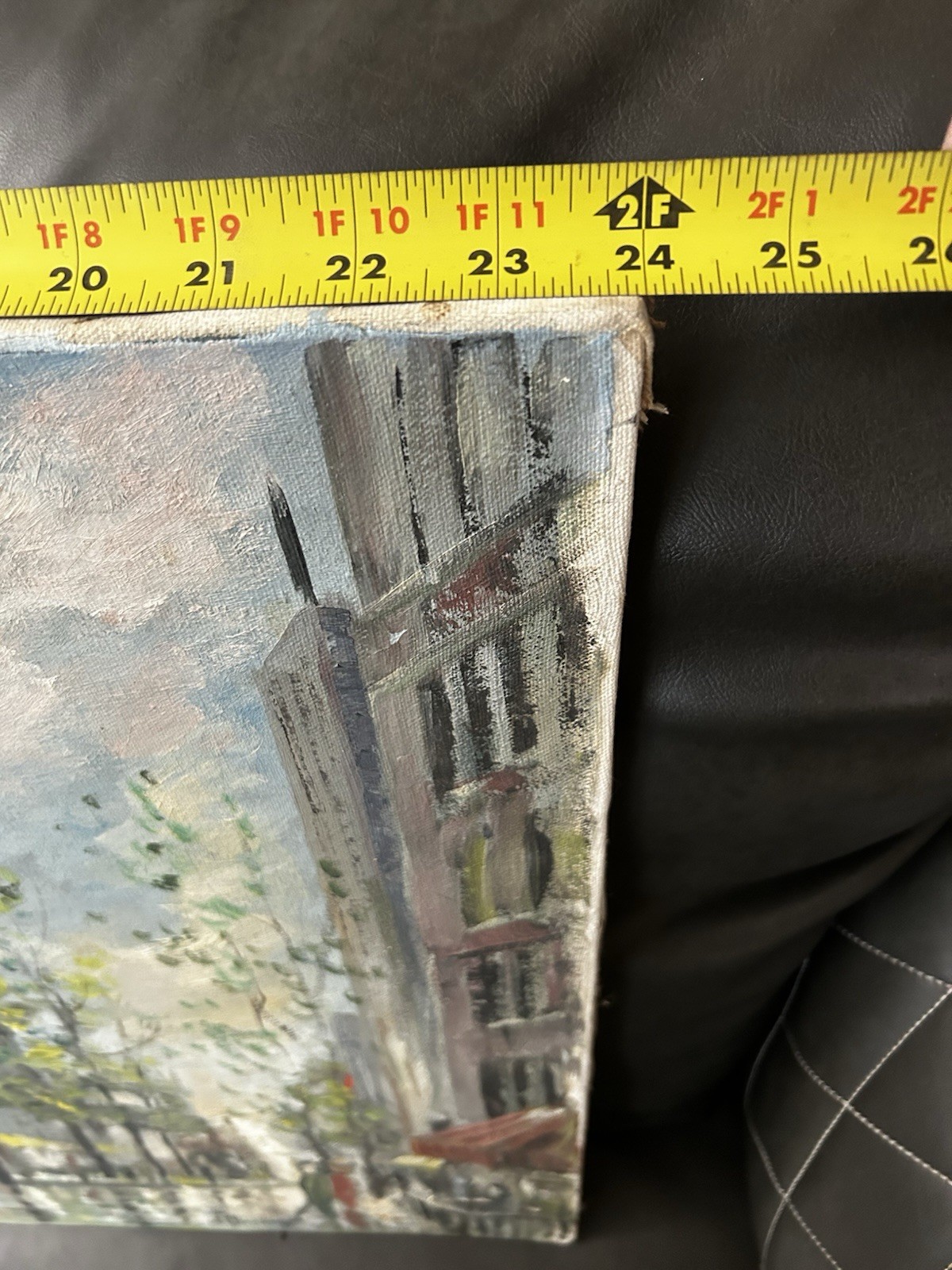 Vintage Original Oil painting On Canvas signed