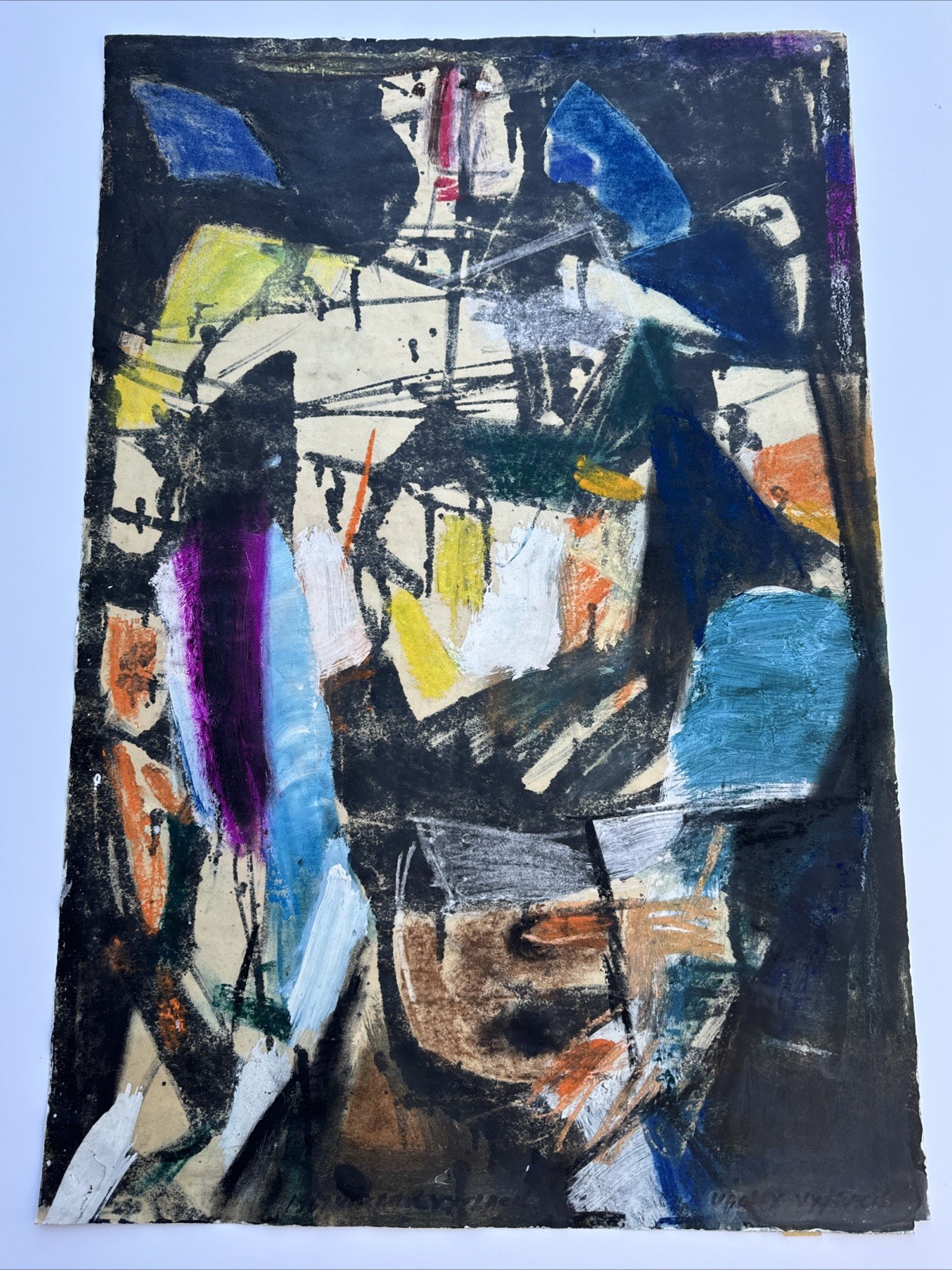 VACLAV VYTLACIL PAINTING LARGE ABSTRACT EXPRESSIONISM NEW YORK 1960’S CALIFORNIA