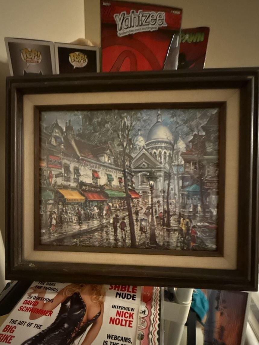 Paris Street Scene with Sacré-Cœur Basilica