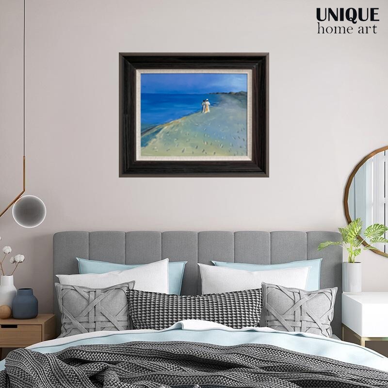 UniqueHomeArt Original Artwork Handmade Painting Wall Art Wood Frame 26in X 22in