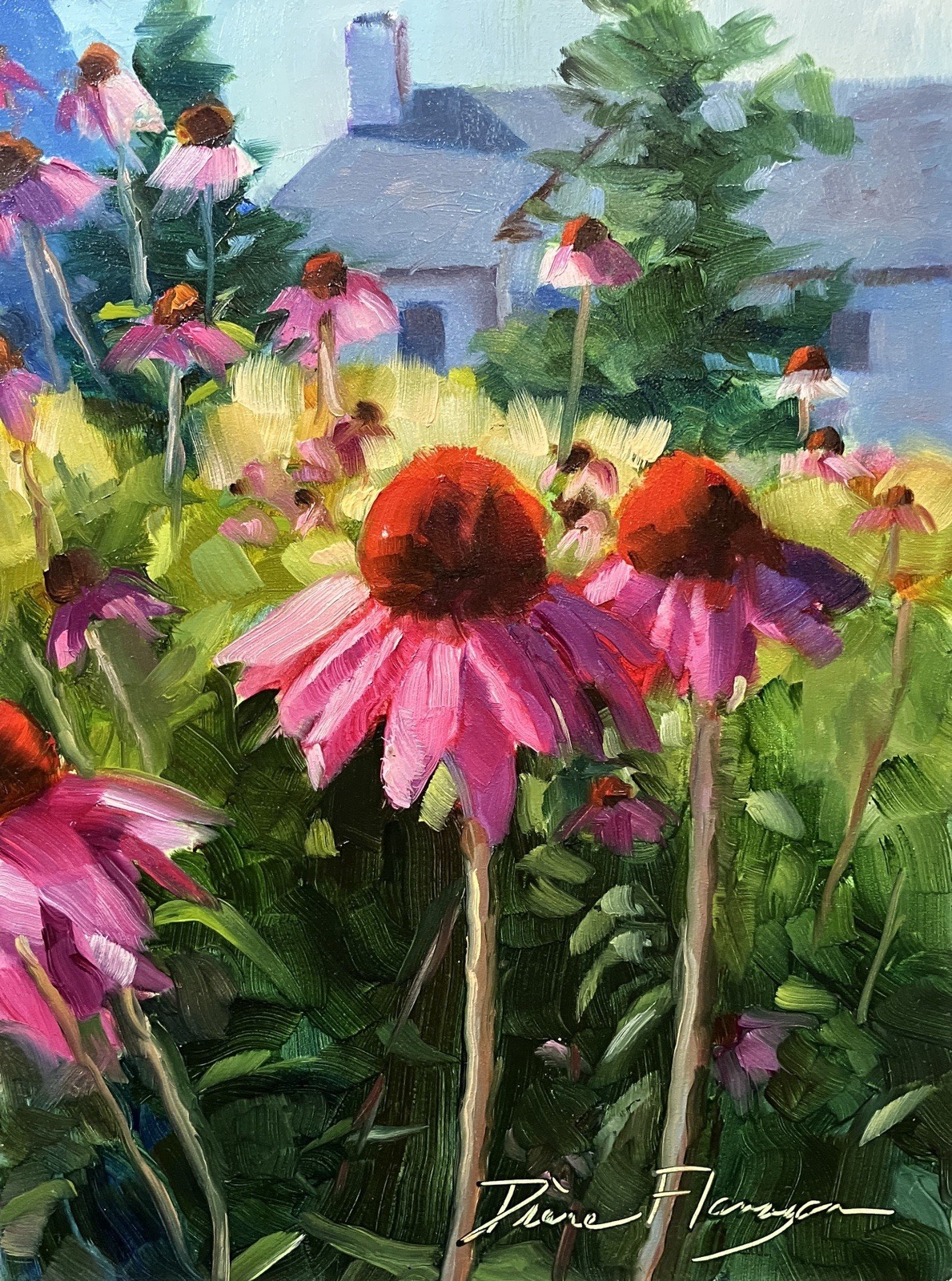 Original Oil Painting Signed By Artist On Archival Panel