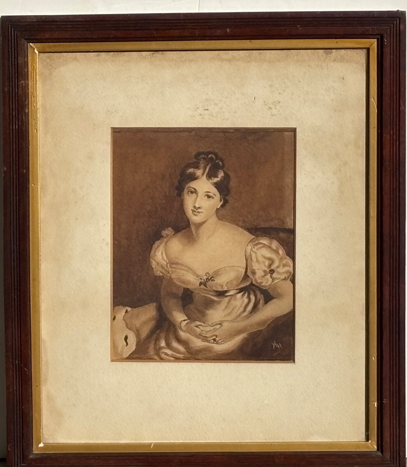 1904 Margaret Countess of Blessington Sir Thomas Lawrence Watercolor Painting