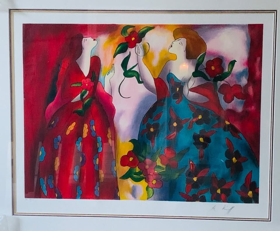 Linda Le Kinff «Parc Monceau» Ltd Ed. Artist’s Proof #17/50 Painting; 30W x 26H