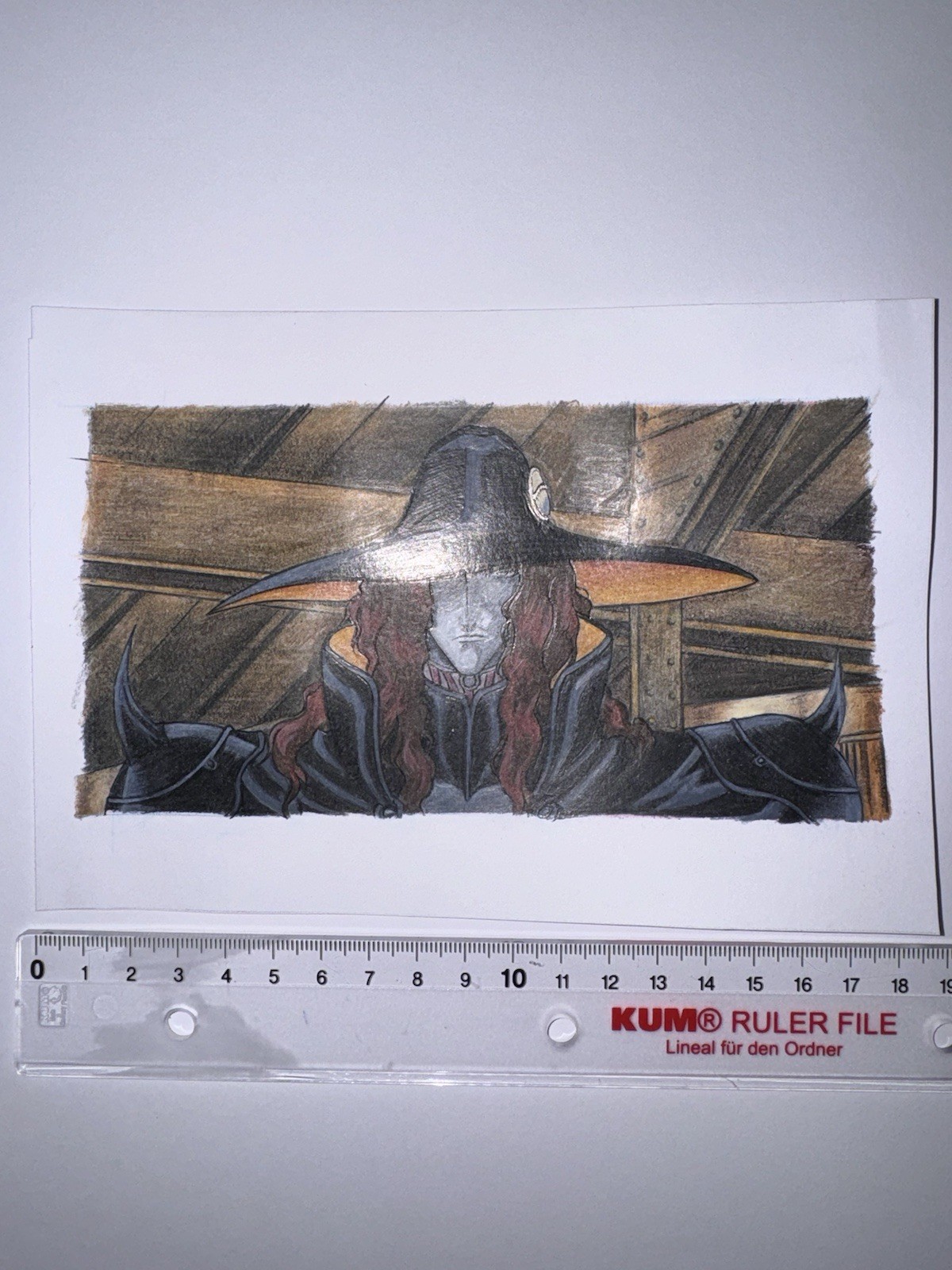 Original anime drawing, manga, illustration, fanart unique, Vampire Hunter D