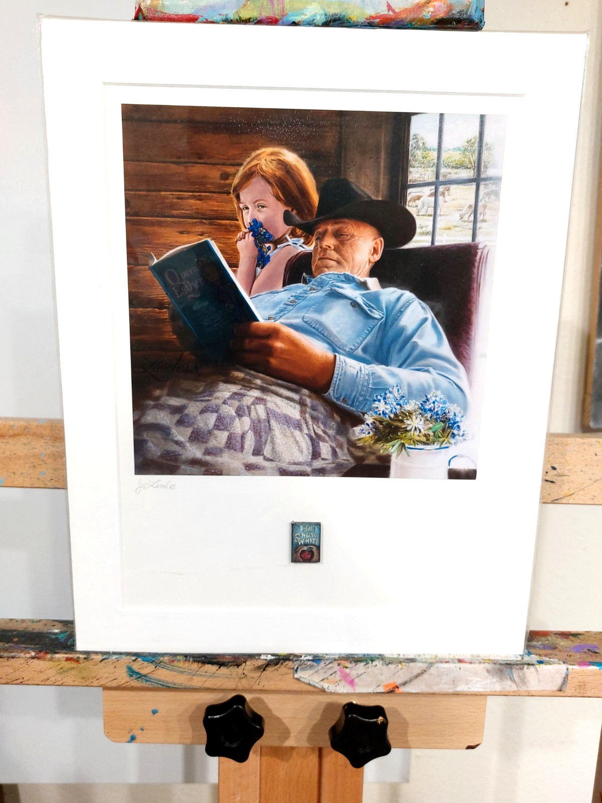 LOVELESS – «STORY TIME» on paper 11 X 14 print reproduction with matting