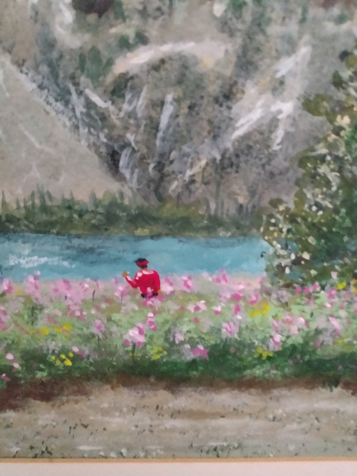 2006 Robert H Rogge Painting Appalachian Creek Pennsylvania Mountains Landscape