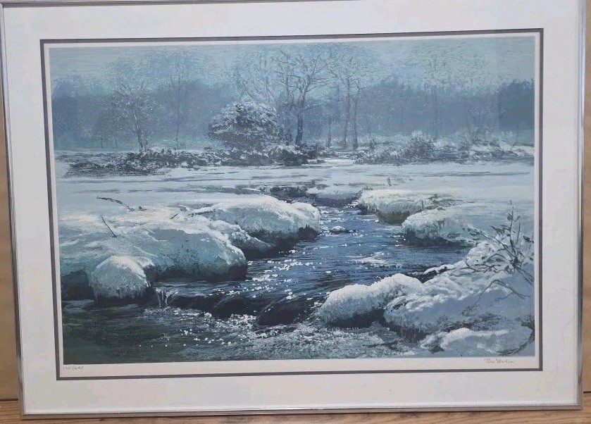 Peter Ellenshaw “Crystal Stream”Limited Edition”Signed Serigraph Print 36”x26.5”