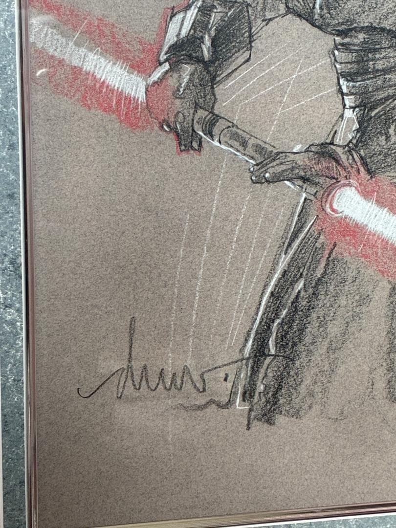 Drew Struzan » Darth Maul (STAR WARS) » Original Picture Autograph Made in USA