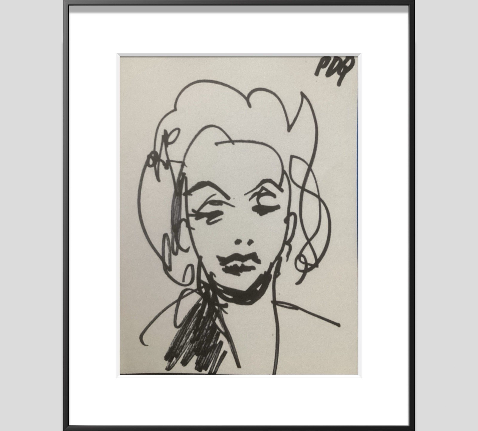 PDQ Artist Original Paintings Figurative Abstract Realist Marker Ink 4×6 Paper