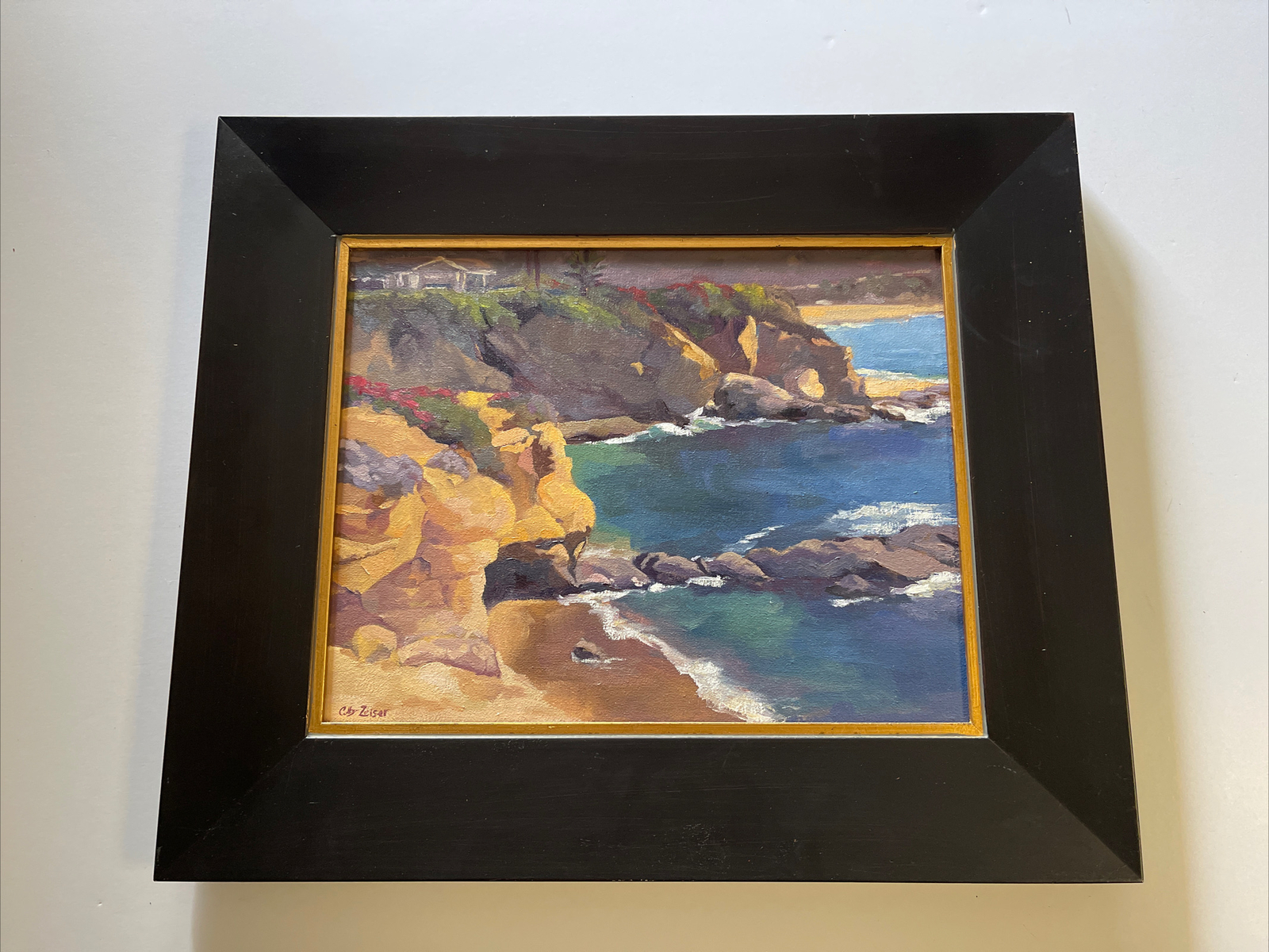Colby Zeiser Painting Beach Coast Landscape American Listed Cliffs Shore Line