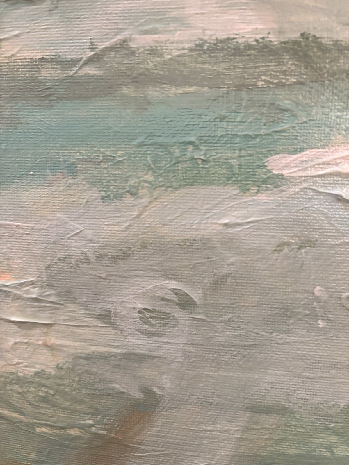 Landscape 11×14 Abstract Impression Original Fine Art Canvas, One Of A Kind