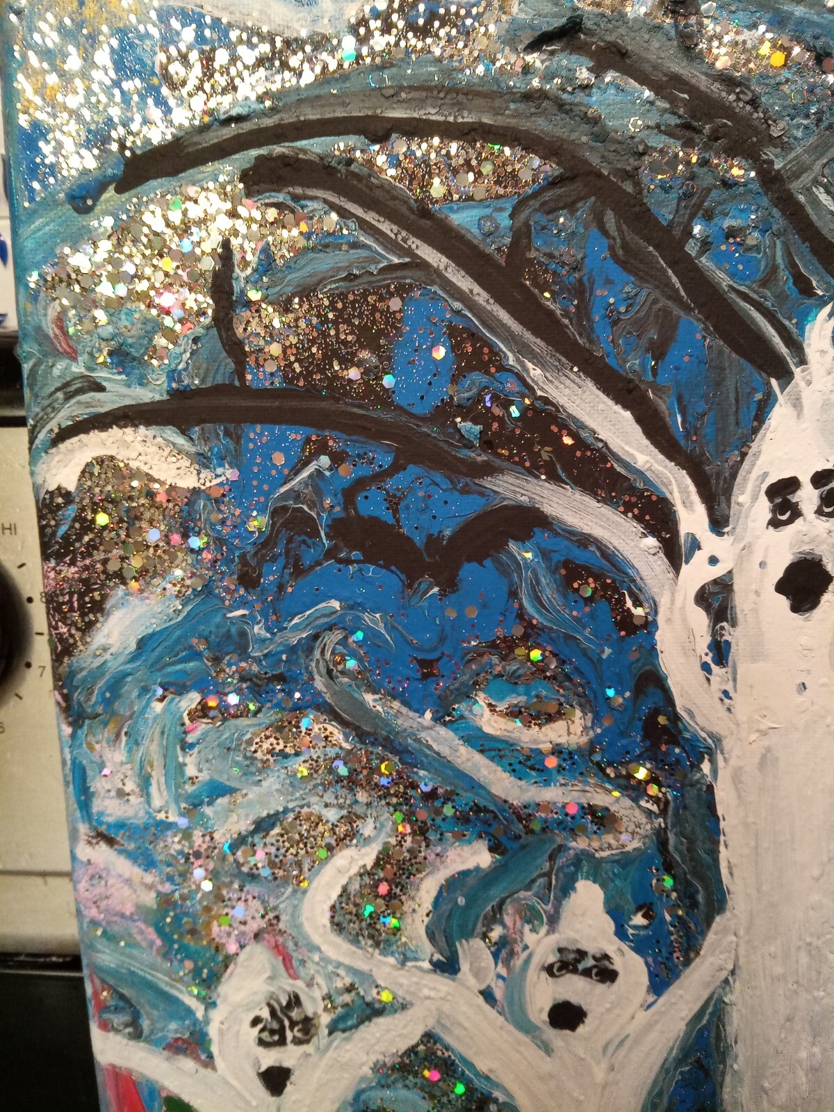 The Tree Spirits Halloween Painting