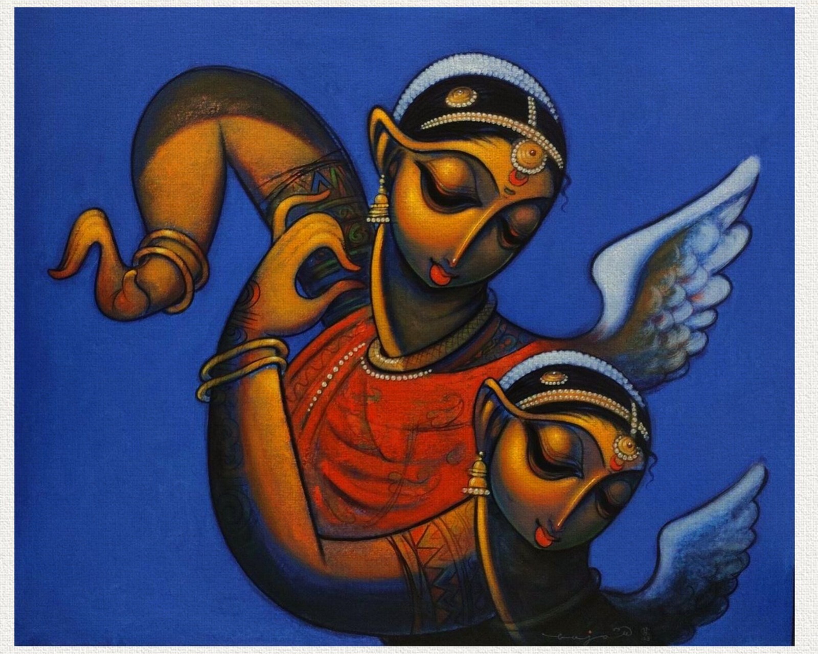 Dancer | Handmade Painting | Cotton Canvas | Acrylic Color