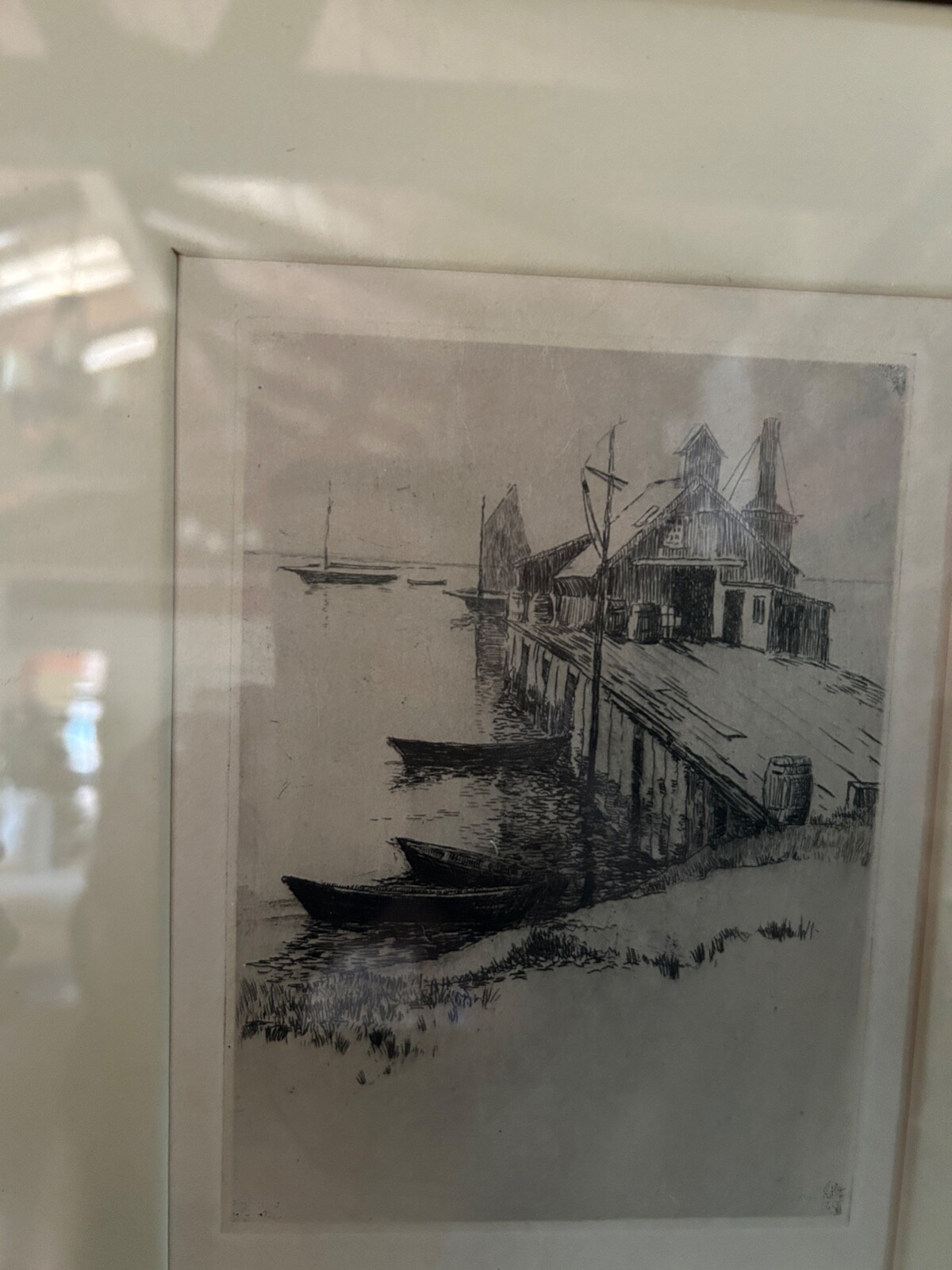 One Original Artwork / Boat Scene / Circe early 1900’s