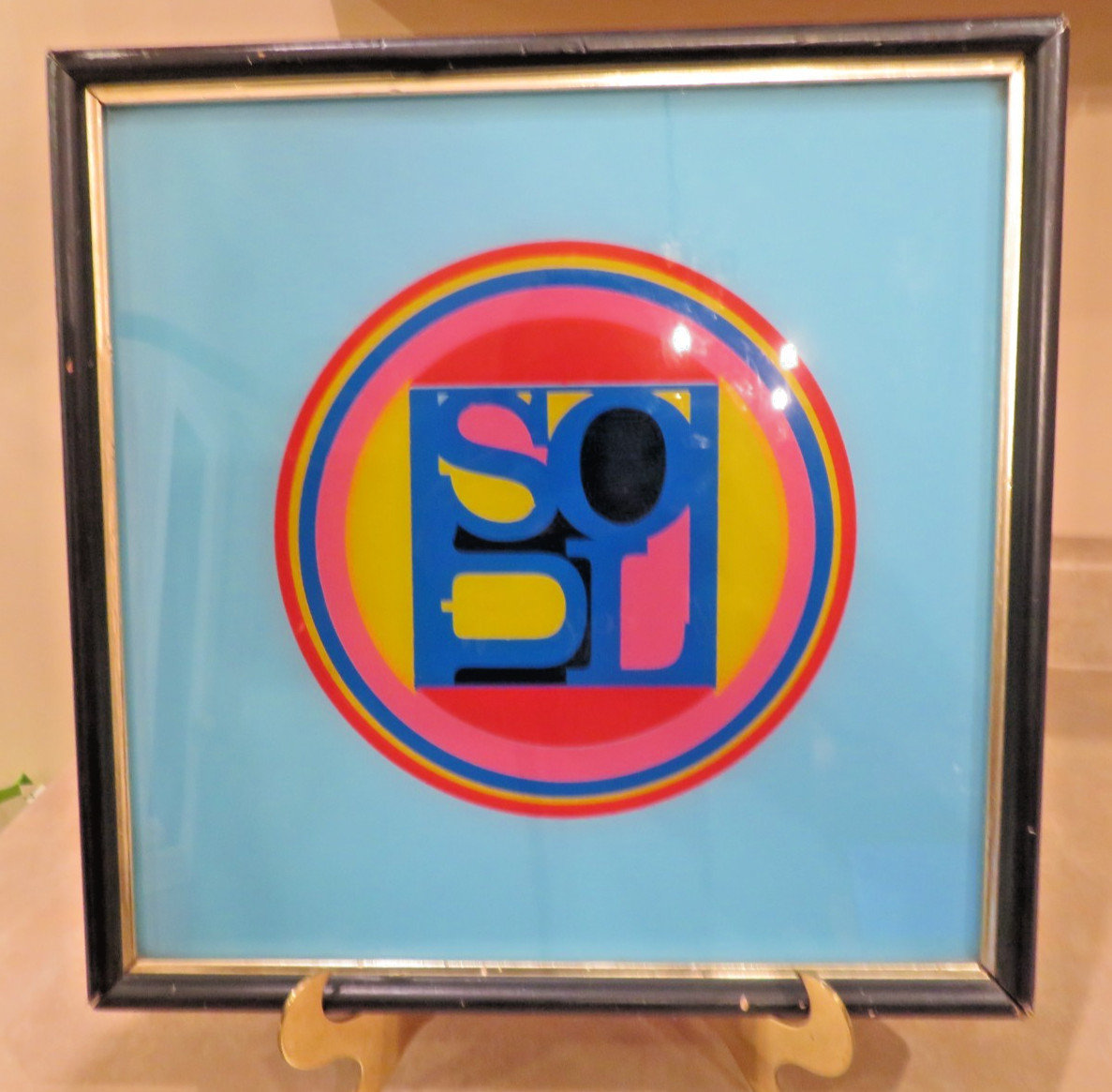 Multicolor Geometric Modern Graphic Art by Windsor Art Products Framed. SOUL?