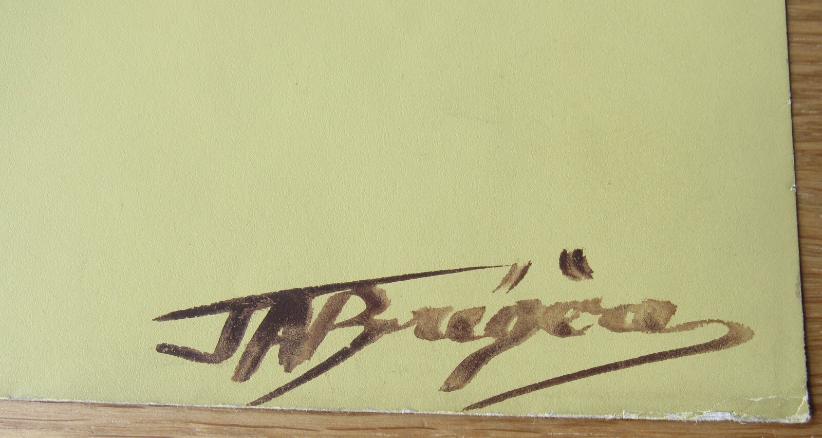 Opera Decor Gouache Drawing Signed by Jacques André Brégère set design painting