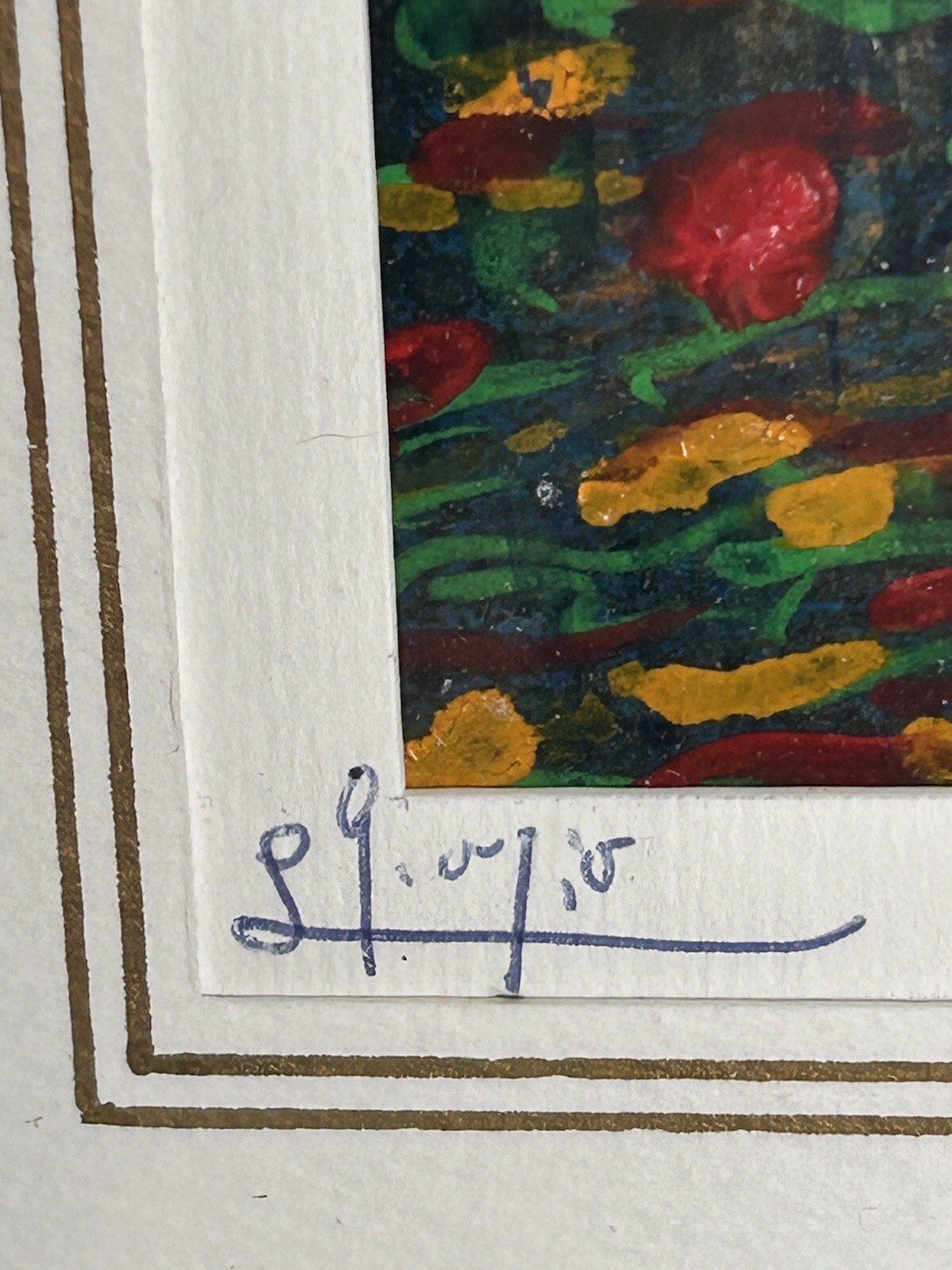Small Contemporary Abstract Original, ‘Le pont des soupirs’ The Bridge of Sighs
