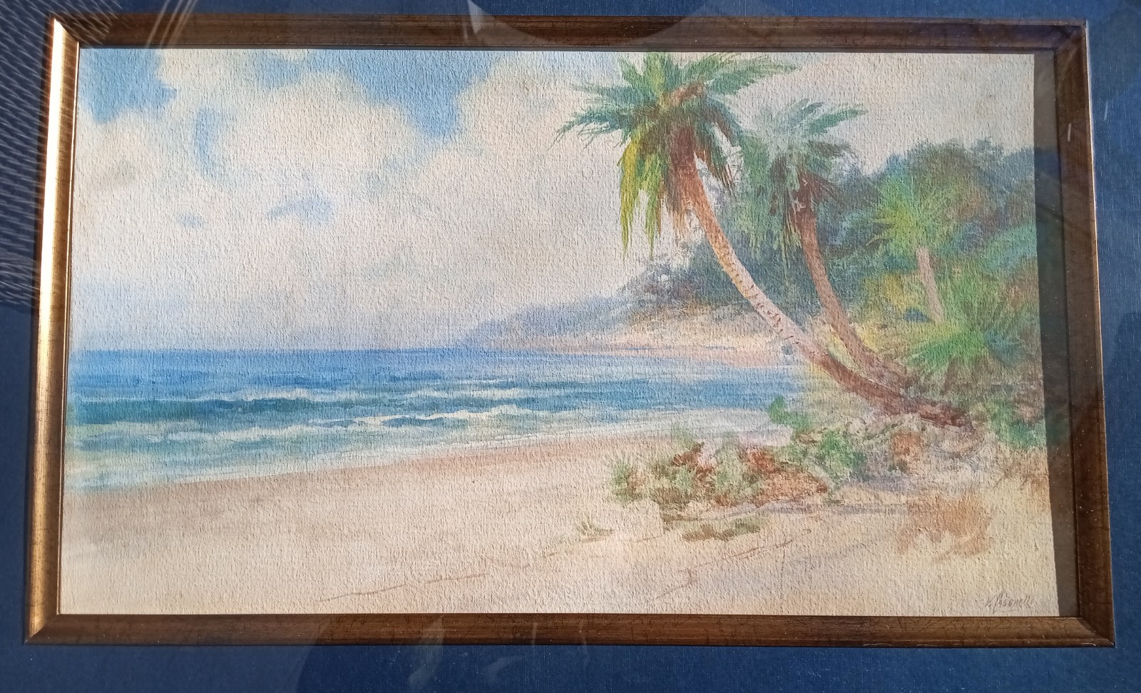 Victor Casenelli «Somewhere South of Muskegon» (Florida) W/C Michigan Artist